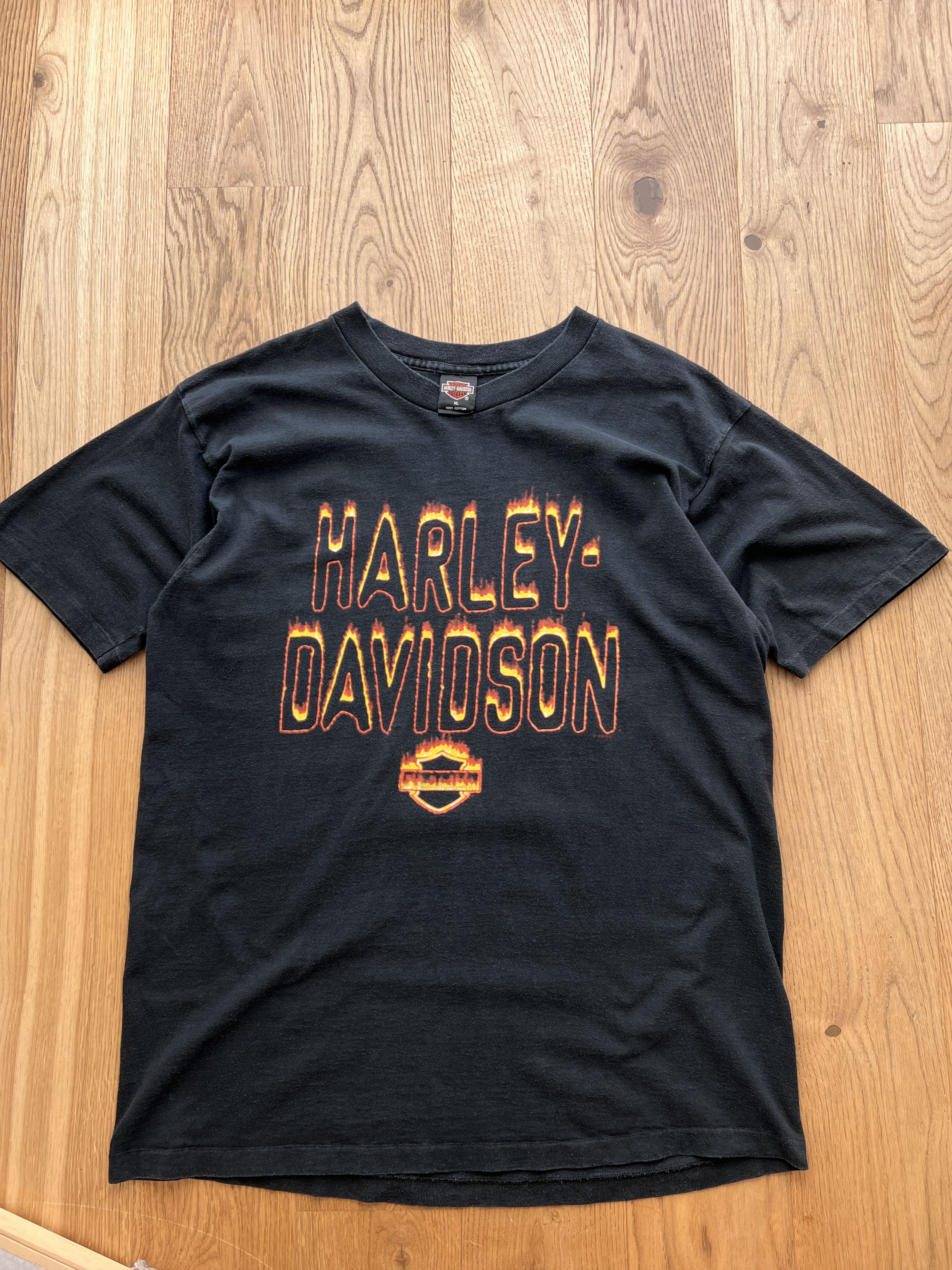 Harley Davidson Harley Davidson 1996 USA Dallas Texas t shirt single stitch Size US XL / EU 56 / 4 - 1 Thumbnail