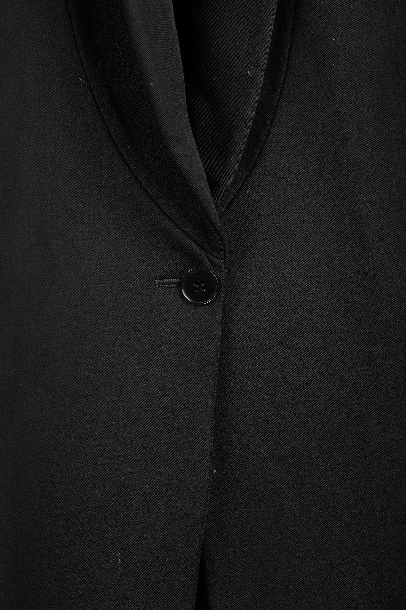 Stella McCartney Stella McCartney Black Wool-Gabardine Coat Size S / US 4 / IT 40 - 8 Thumbnail