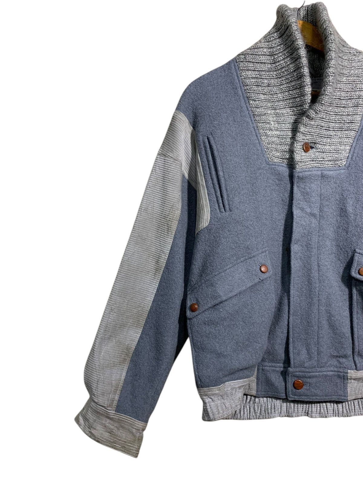 Courreges 🔥VTG 80s COURREGES WOOL BOMBER JACKETS Size US M / EU 48-50 / 2 - 2 Thumbnail