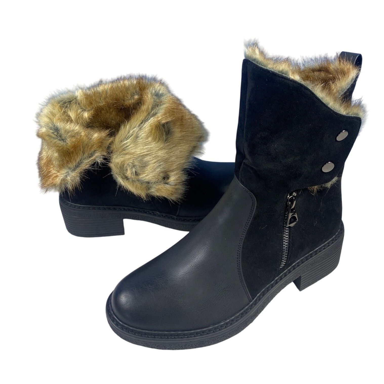 Other New Patrizia Spring Step W's 41 Black Leather Microsuede CON Size US 10 / IT 40 - 1 Thumbnail