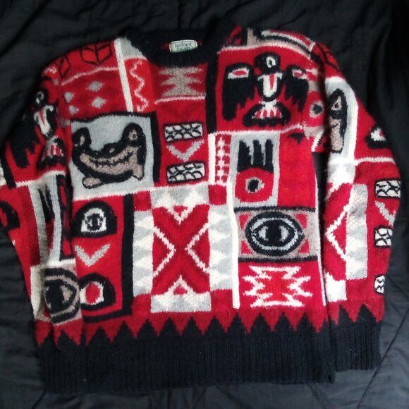 Other Vintage Northwest Passages Pacific Northwest Totem Sweater Size US M / EU 48-50 / 2 - 2 Thumbnail