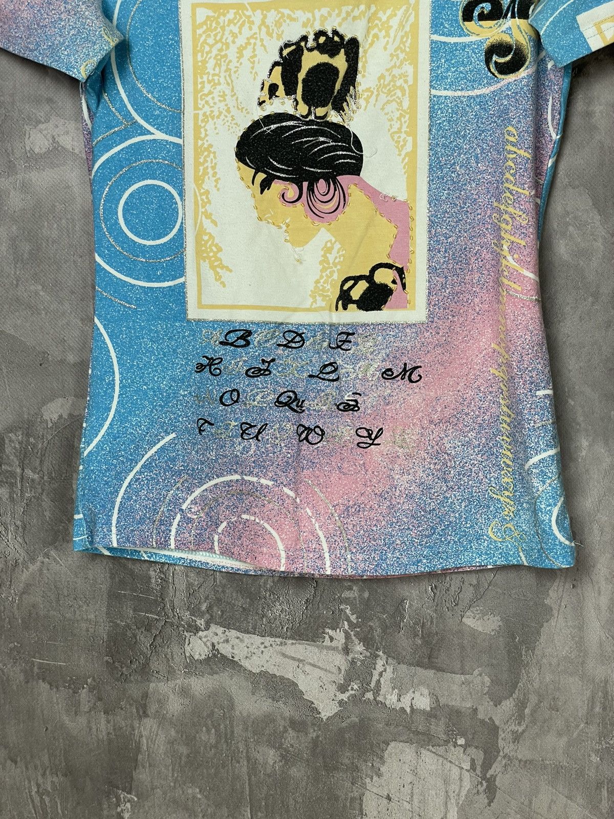 Dolce & Gabbana Vintage Y2K Dolce Gabbana Coloured Japanese Geisha tank top Size S / US 4 / IT 40 - 5 Thumbnail