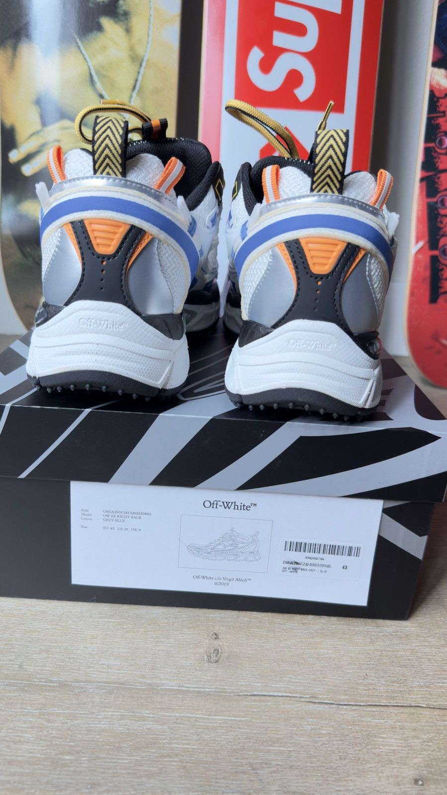Off-White Be Right Back Sneaker Size US 10.5 / EU 43-44 - 4 Thumbnail