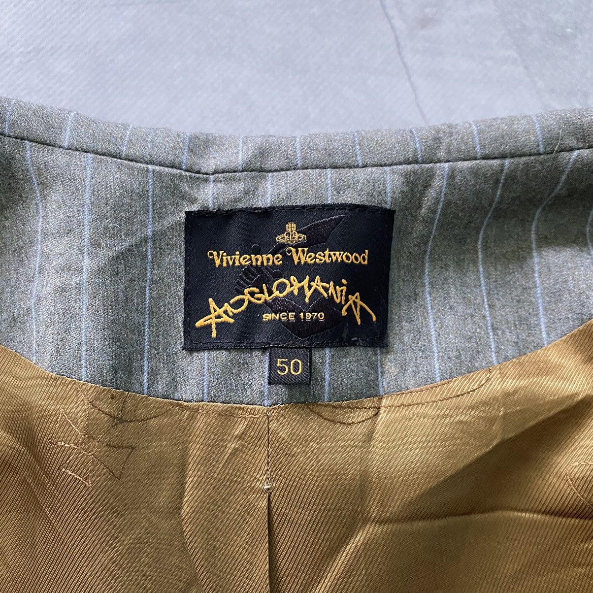 Vivienne Westwood Vivienne Westwood Anglomania Distressed Wool Plaid Blazer Size XL / US 12-14 / IT 48-50 - 11 Thumbnail