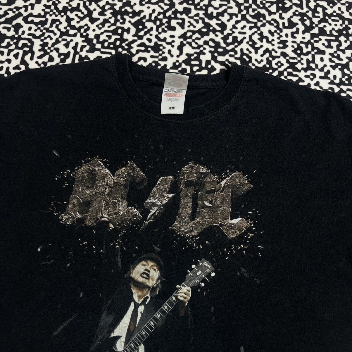 AC/DC Vintage Y2K AC/DC Rock Or Bust Band Rock Tour T-shirt Size US L / EU 52-54 / 3 - 8 Thumbnail
