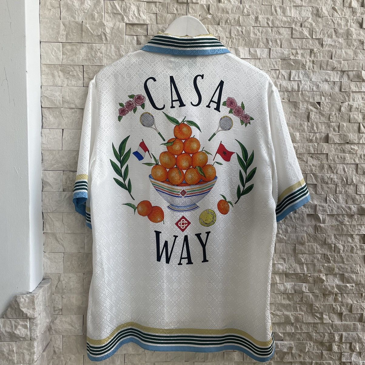 Casablanca Casablanca Casa Way Silk Collar Shirt Size S Size US S / EU 44-46 / 1 - 2 Thumbnail