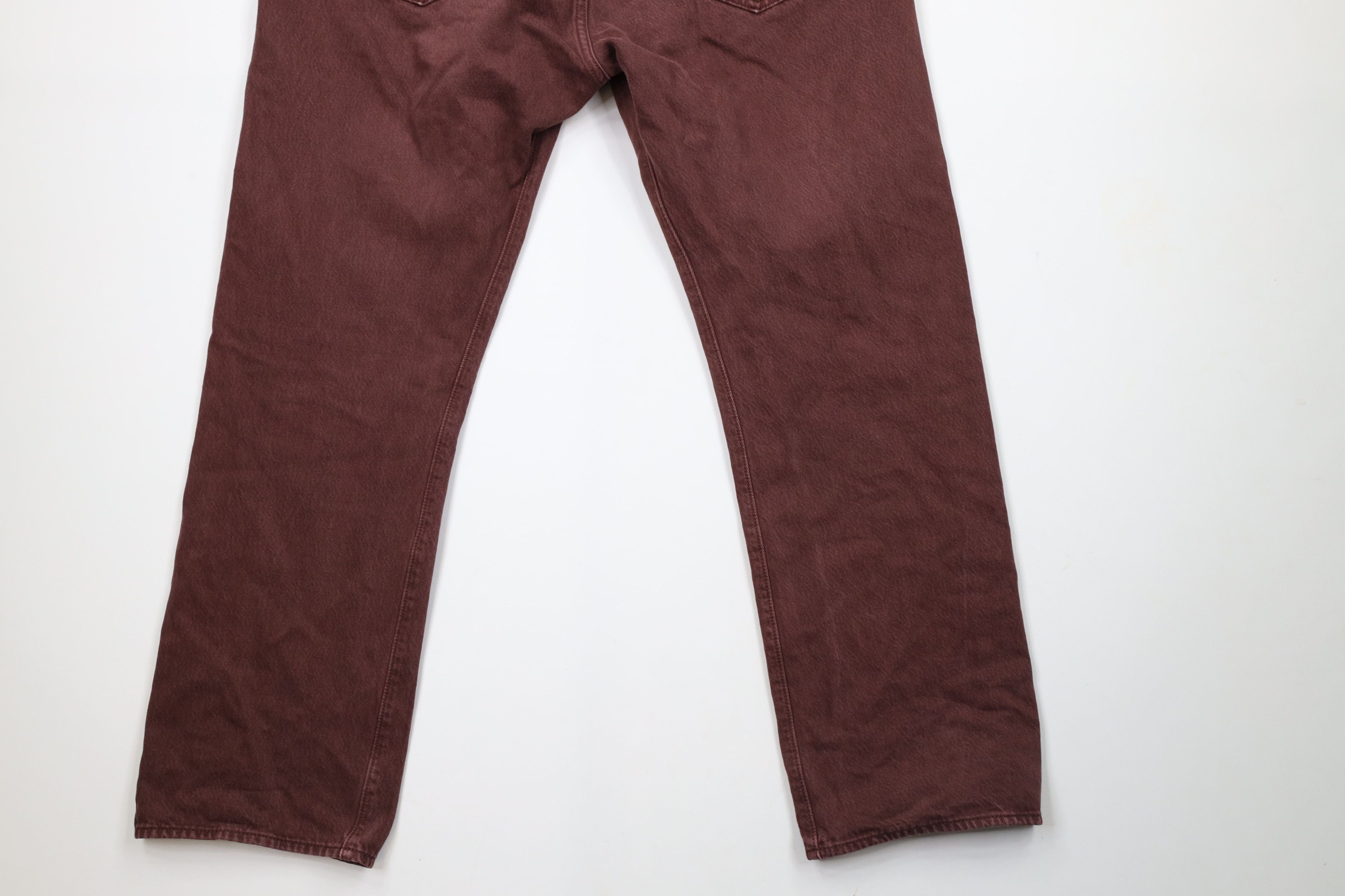 Levi's × Vintage Vintage Y2K Levis 501xx Button Fly Original Fit Jeans Red Size US 36 / EU 52 - 12 Thumbnail