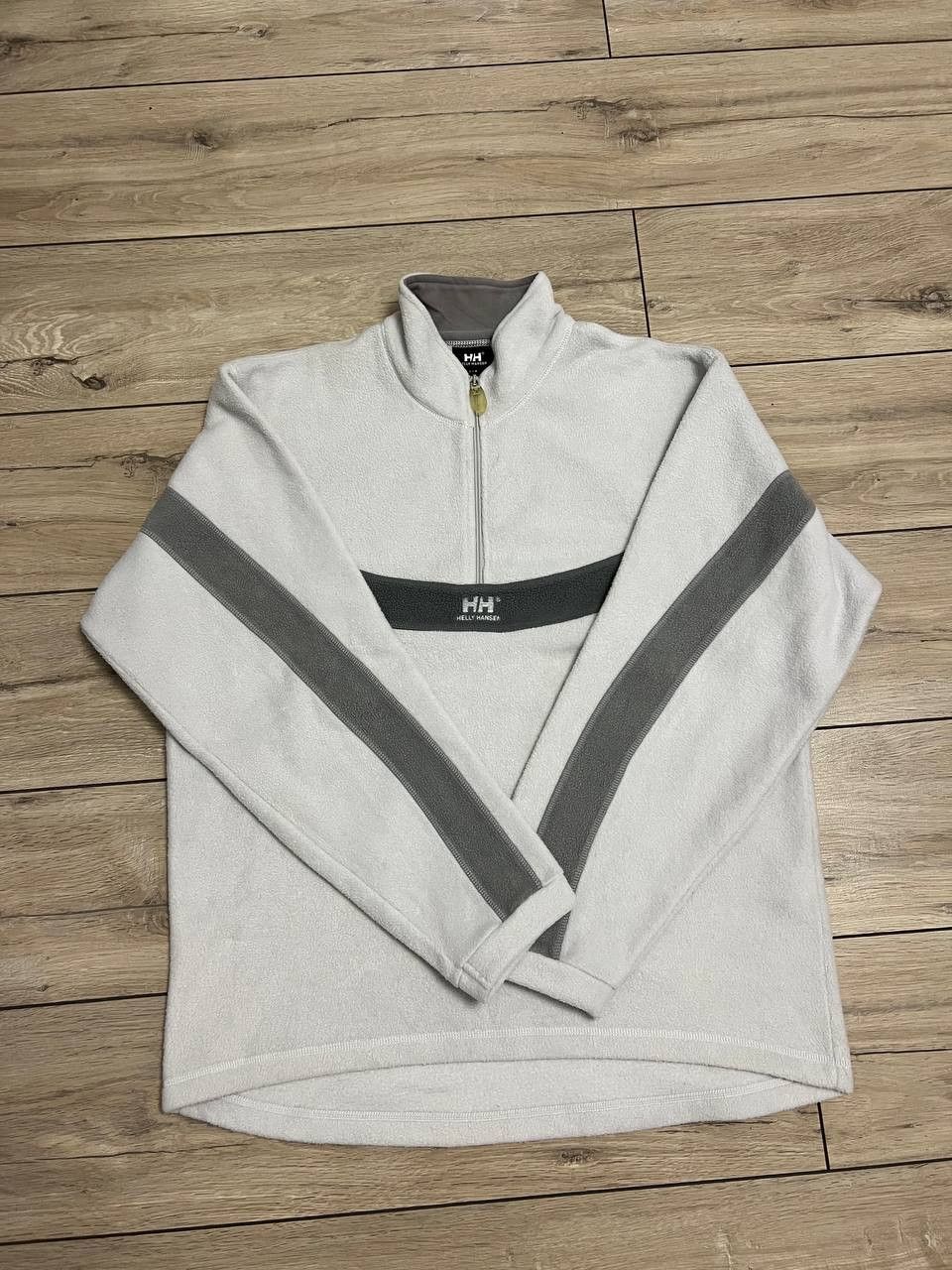 Helly Hansen Vintage Helly Hansen Fleece Jacket 1/2 Zip sz L White Active Size US L / EU 52-54 / 3 - 1 Thumbnail