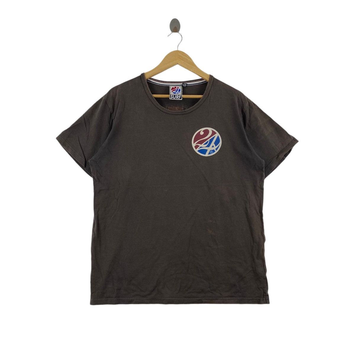 Japanese Brand × Vintage Vintage 24 Karats SURF LOHAS Japanese Brand Logo Print Brown Size US XL / EU 56 / 4 - 3 Thumbnail