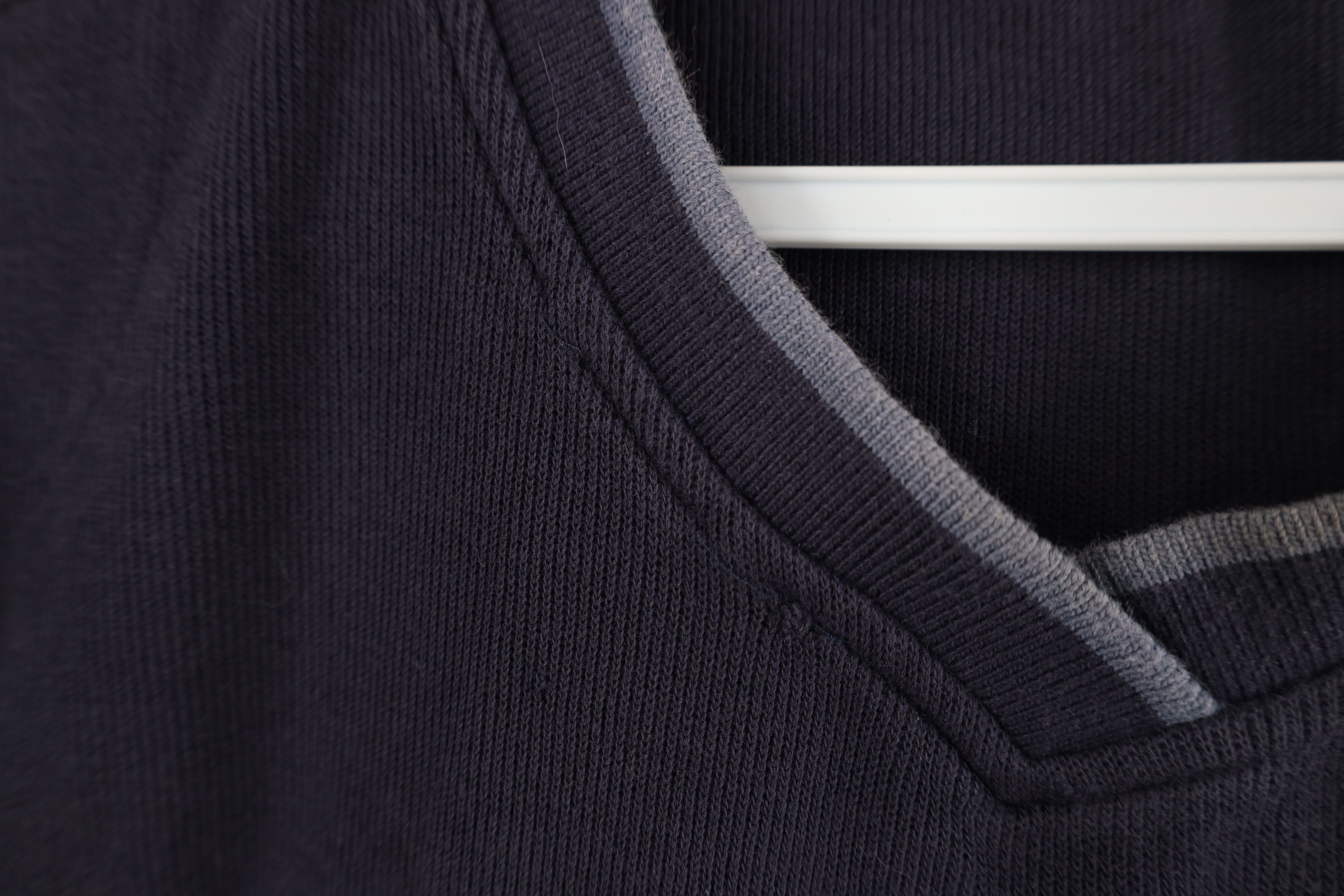 Vintage Vintage 90s Y2K Streetwear Ribbed Knit Long Sleeve T-Shirt Size US L / EU 52-54 / 3 - 6 Thumbnail