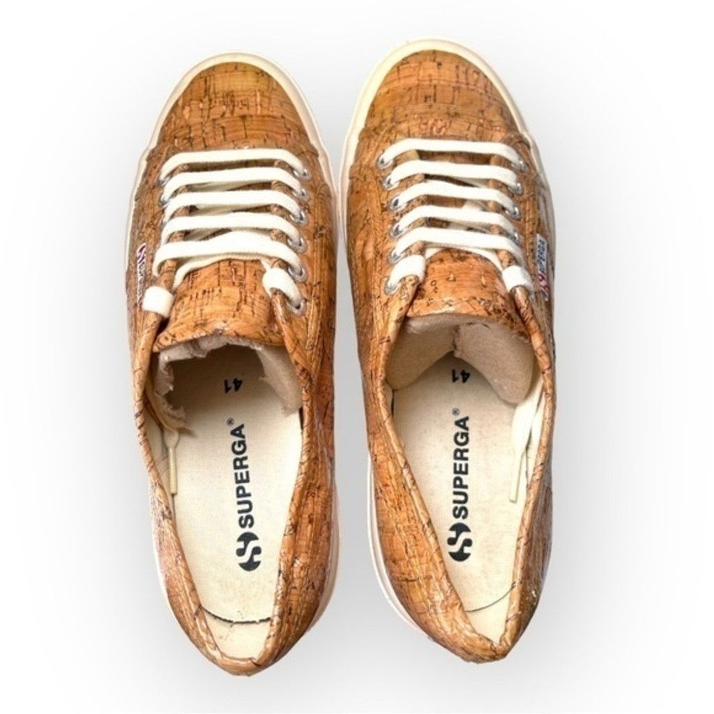 Superga SUPERGA Shiny Cork Sneakers NWOT, Unisex Size EU 41 Size US 9 / IT 39 - 4 Thumbnail