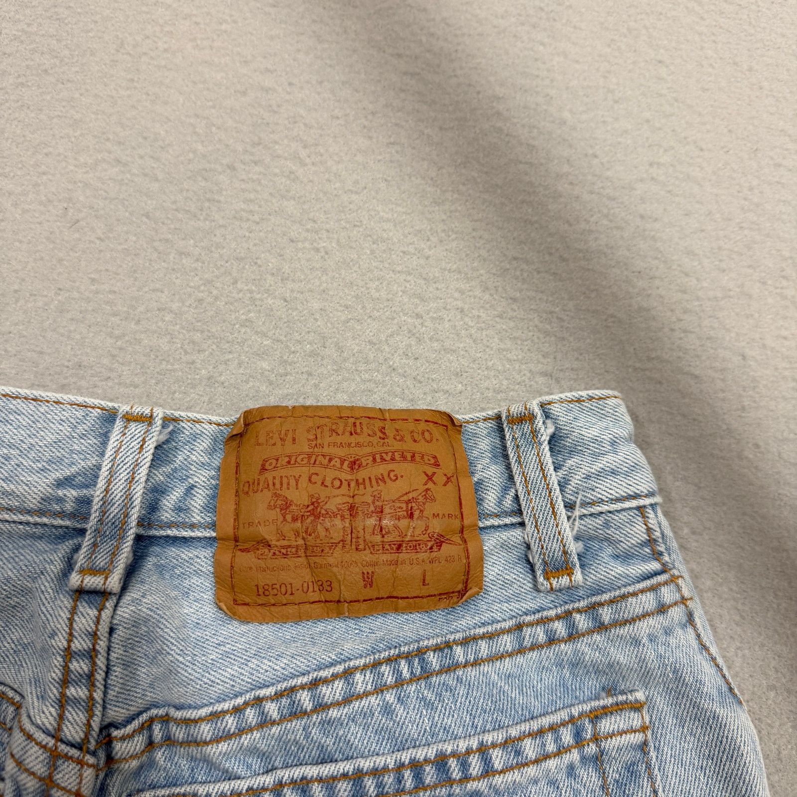 Levi's Vintage Levis 501xx Jeans Womens 7L (26x33) Blue USA Made Size 26" / US 2 / IT 38 - 9 Thumbnail