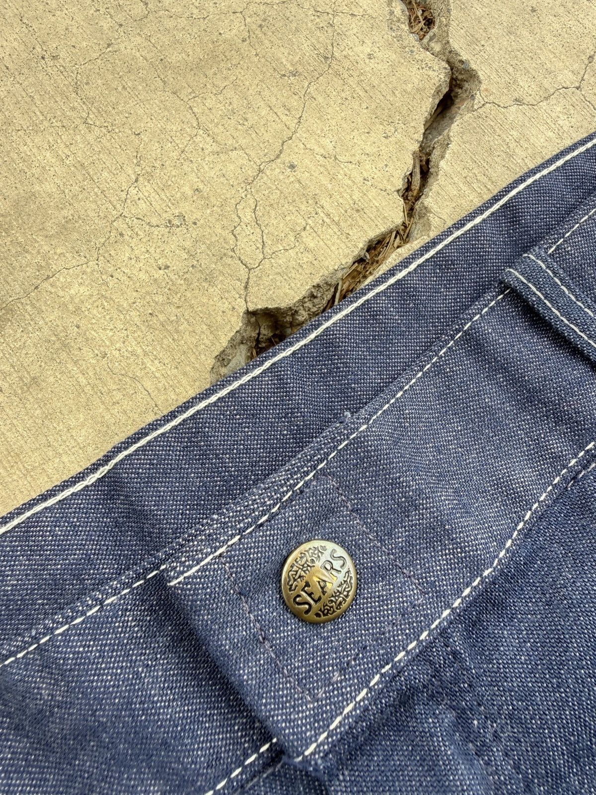 Sears sears 1950s carpenter pants Size US 35 - 3 Thumbnail