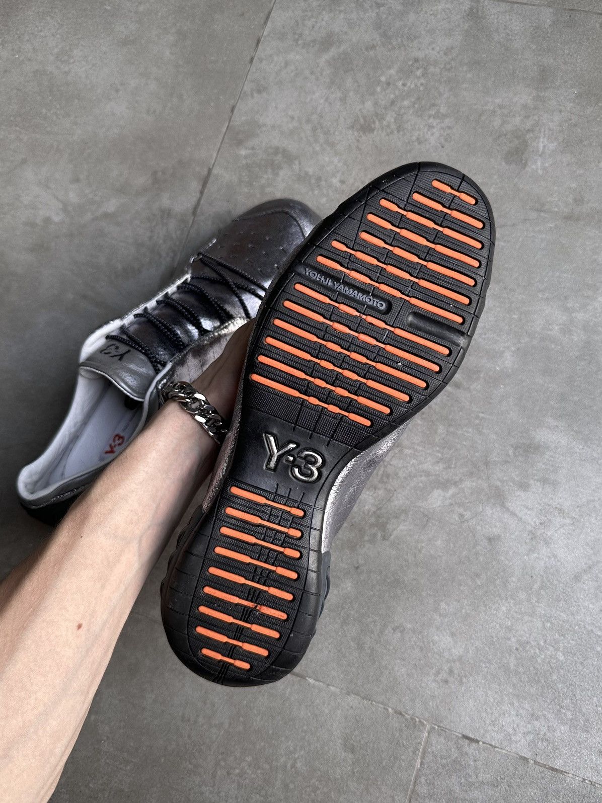 Y-3 2005 FUTURISTIC MULE SNEAKERS Size US 11.5 / EU 44-45 - 9 Thumbnail