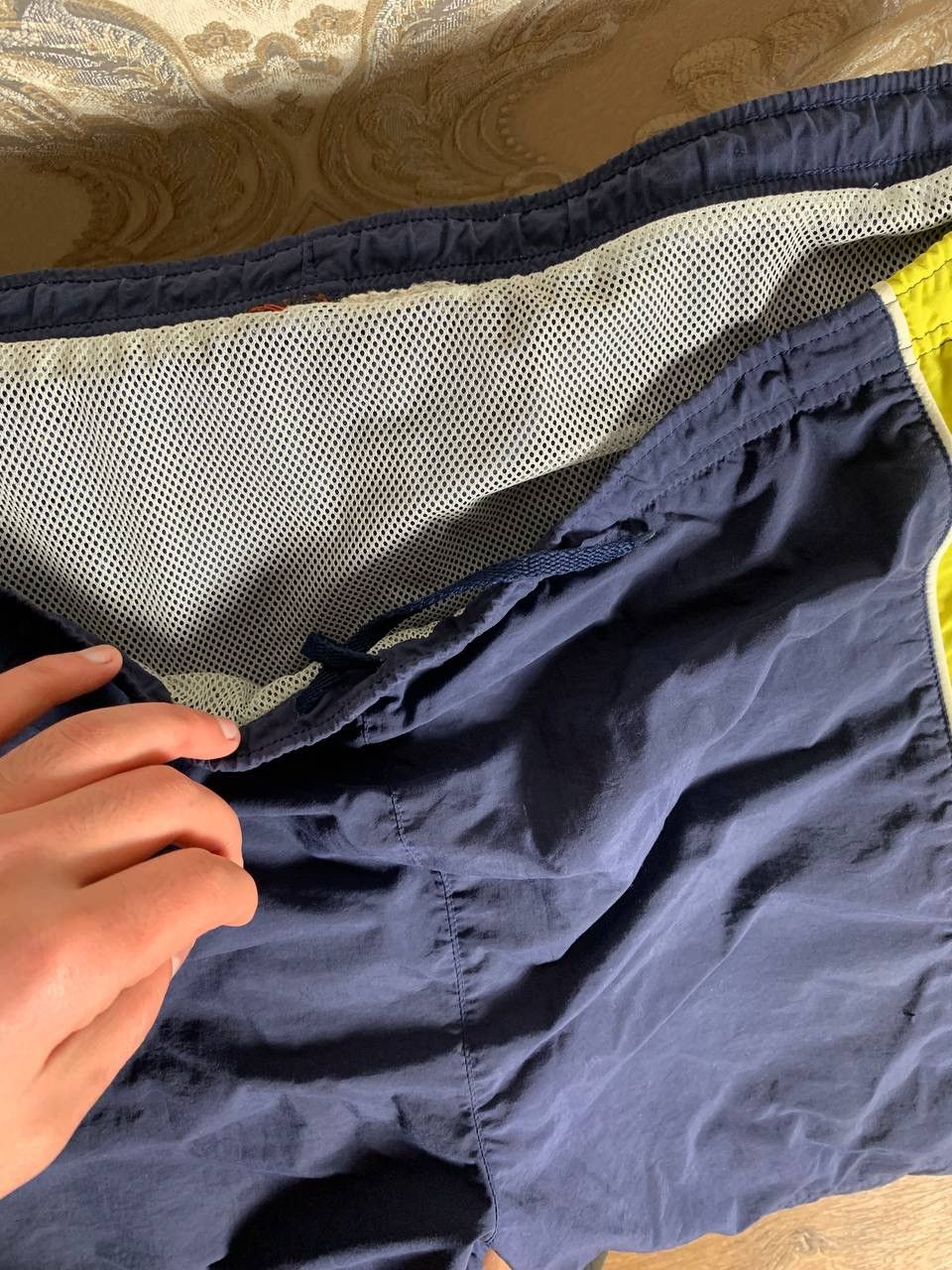 Nike × Vintage VERY RARE NIKE BIG LOGO SHORTS SWOOSH DRILL Y2K 90s RETRO Size US 36 / EU 52 - 7 Thumbnail