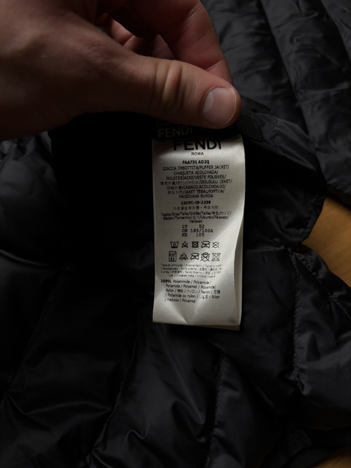 Fendi Fendi Reversible Puffer Jacket – AW20 (Size 52 / Large) Size US L / EU 52-54 / 3 - 13 Thumbnail