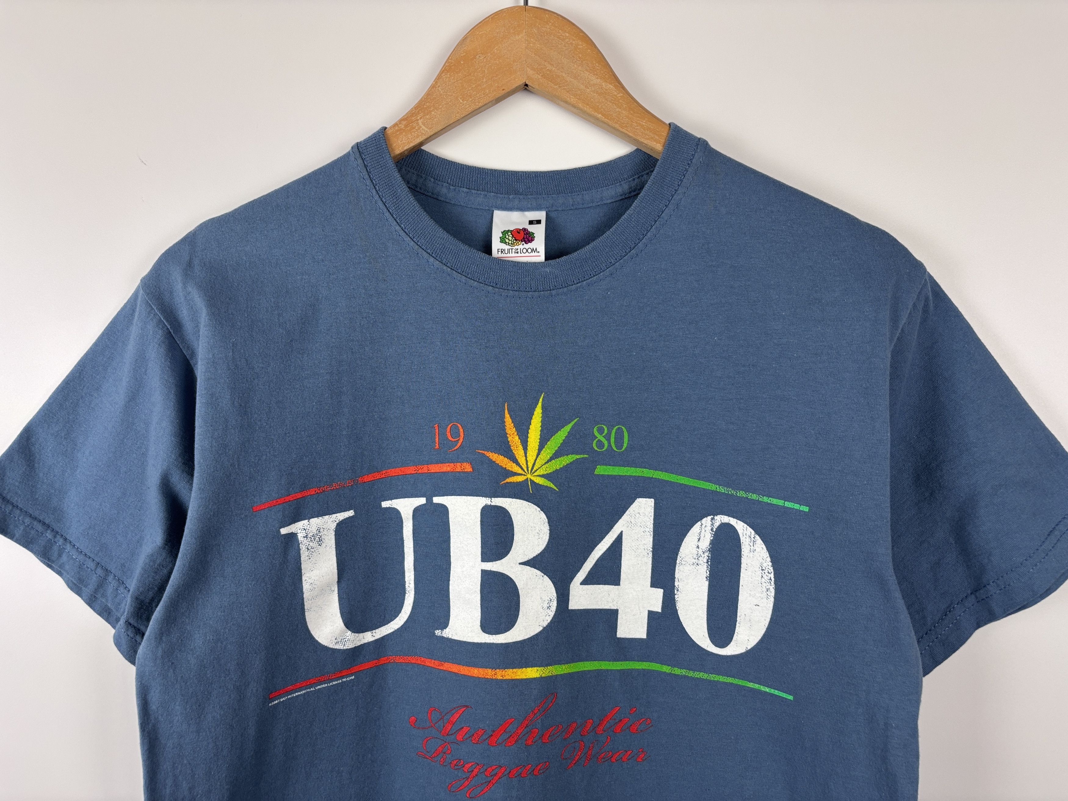 Band Tees × Fruit Of The Loom × Vintage Mens UB40 Band European Tour 2007 Blue Size S Size US S / EU 44-46 / 1 - 2 Thumbnail