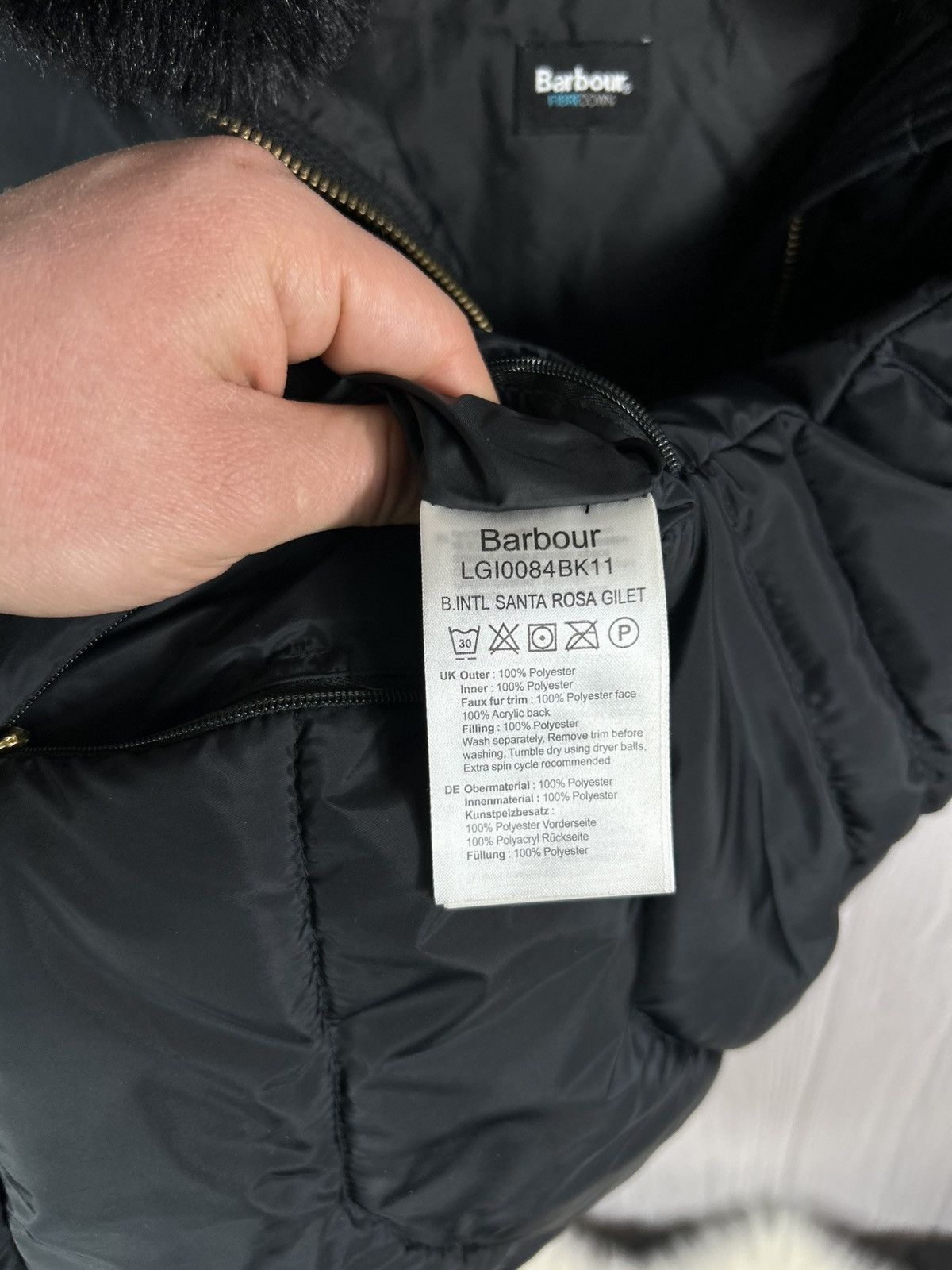 Barbour Barbour International Santa Rosa FibreDown Gilet With Fur Size M / US 6-8 / IT 42-44 - 9 Thumbnail