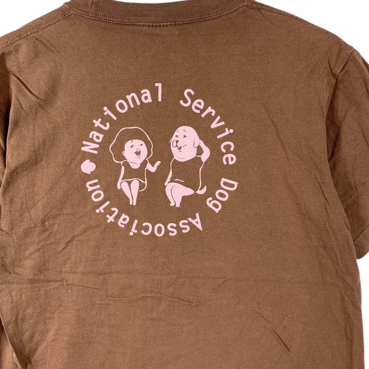 Vintage NATIONAL SERVICE DOG ASSOCIATION Japan Tee Shirt Top NSDA Size S / US 4 / IT 40 - 5 Thumbnail