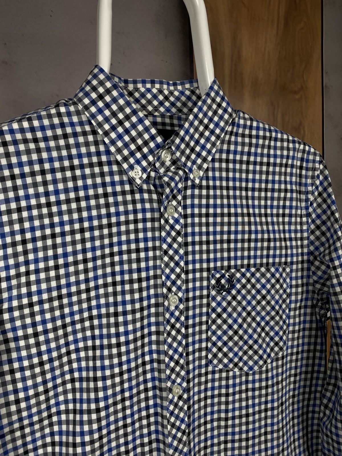 Fred Perry 🍃Shirt Button Up Fred Perry Flannel Checkered Luxury Tee🍃 Size US S / EU 44-46 / 1 - 2 Thumbnail