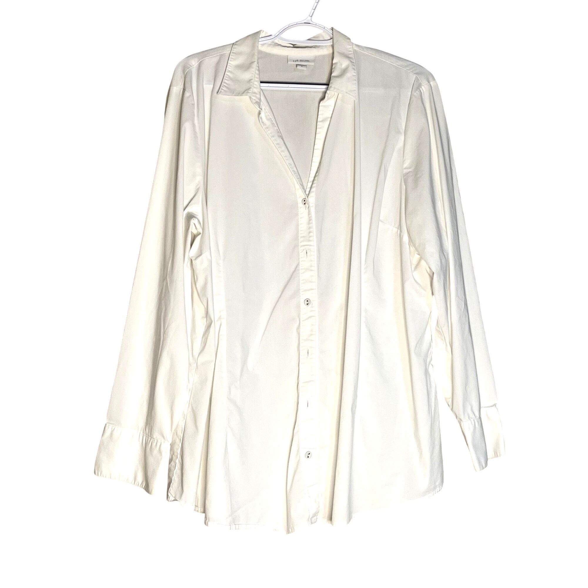 Other J. Jill Classic White Button Shirt XL Essential Layering Wor Size XL / US 12-14 / IT 48-50 - 2 Thumbnail