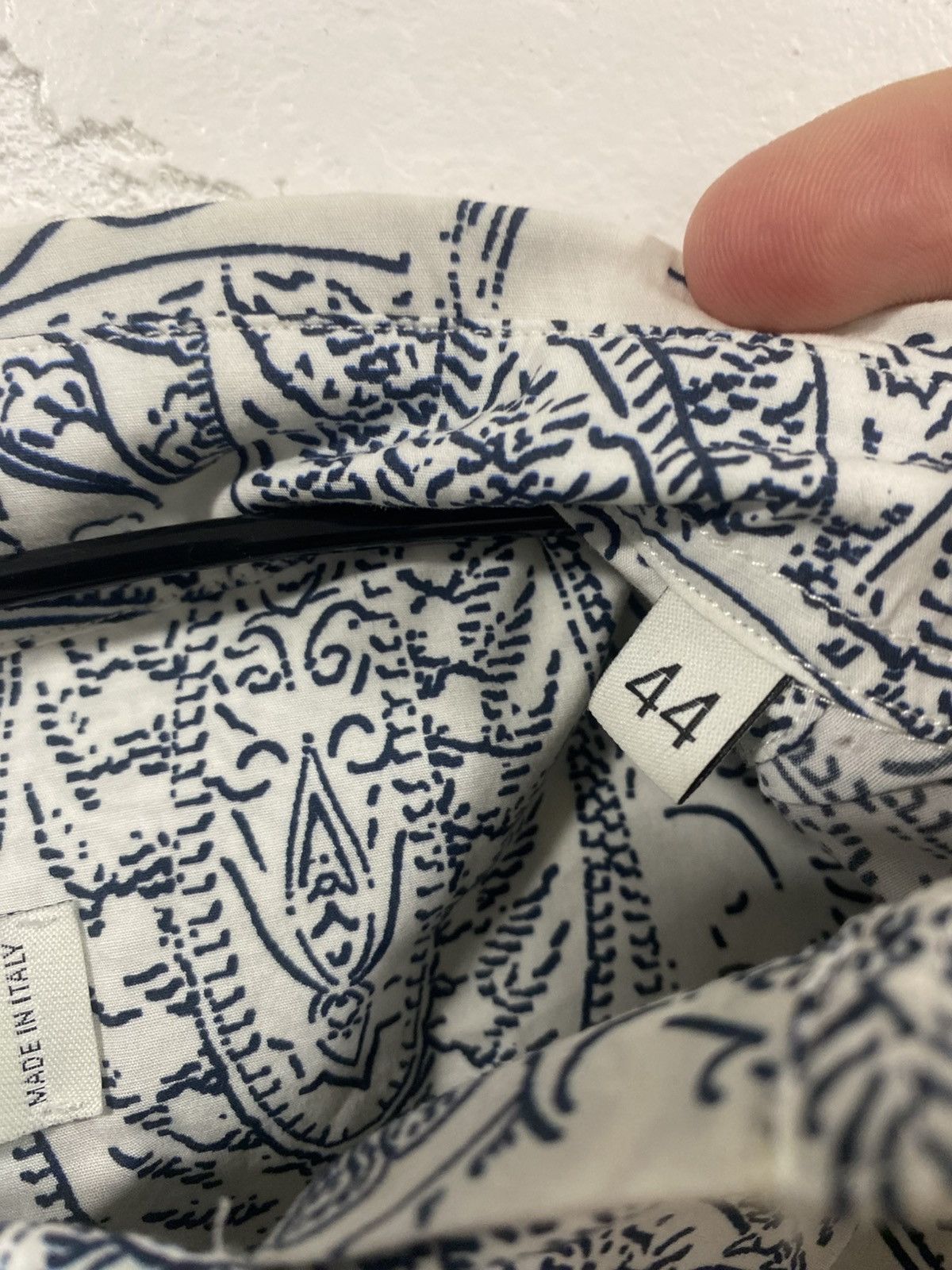 Etro Etro Lily White Button Down Shirt Cotton Reg $590 Sz 44 Size M / US 6-8 / IT 42-44 - 4 Thumbnail
