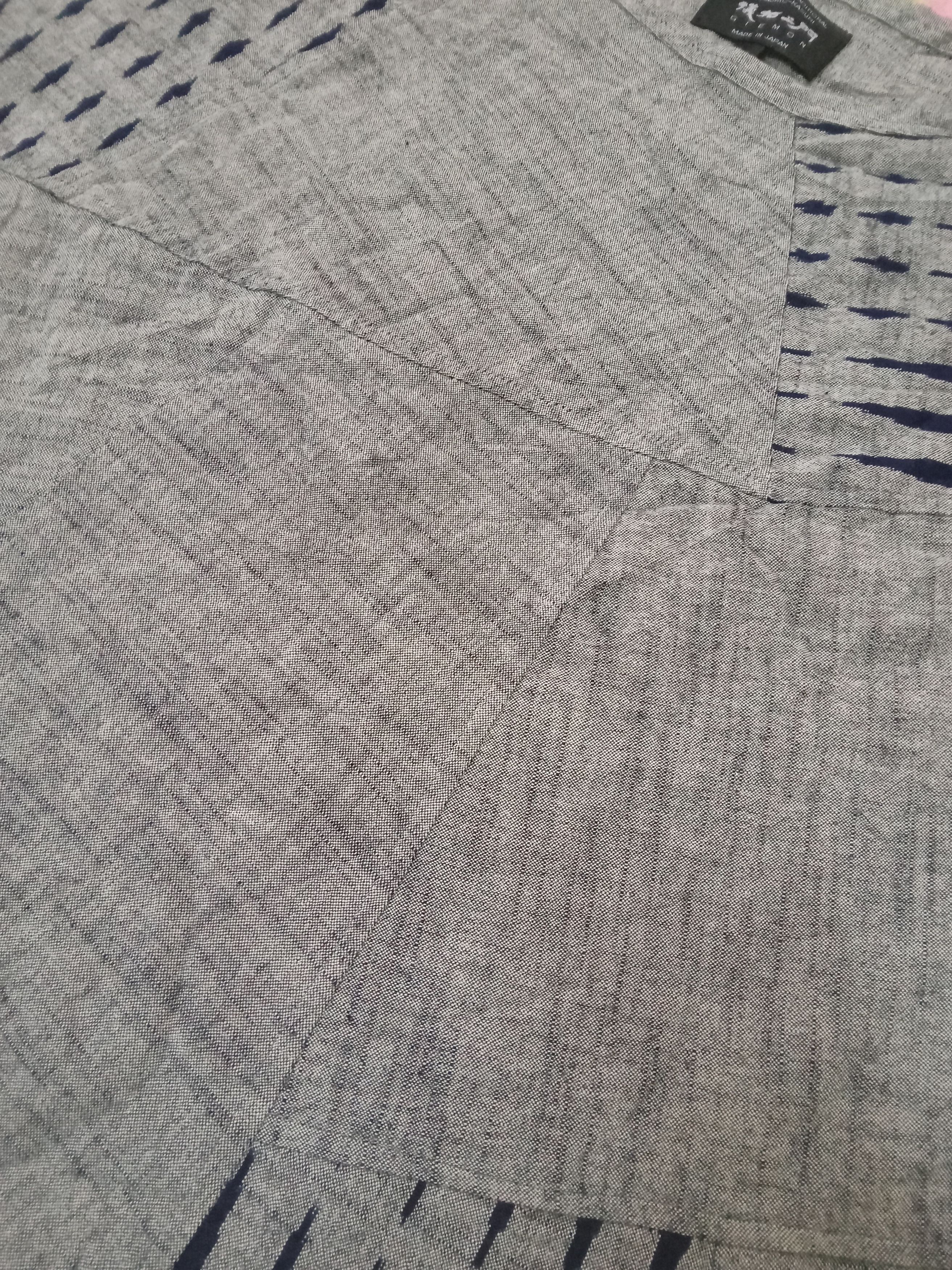 Japanese Brand Giemon Kurume Traditional Fabric Kasuri Top Size M / US 6-8 / IT 42-44 - 6 Thumbnail
