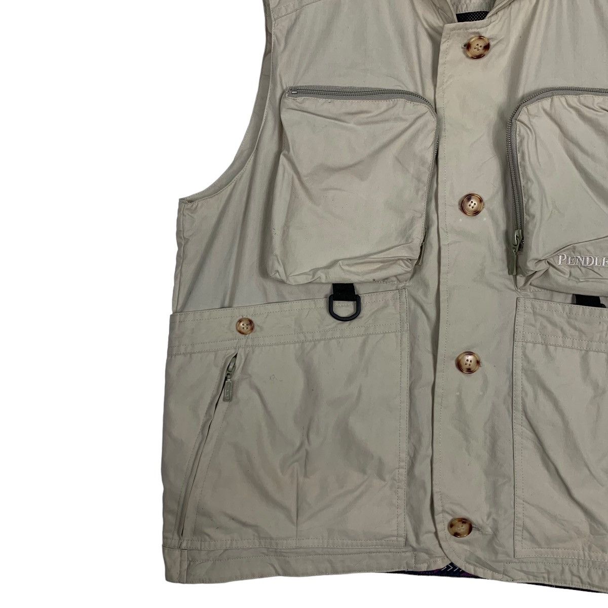 Pendleton PENDLETON Woolen Mills Utility Tactical Vest #0059-C4 Size US S / EU 44-46 / 1 - 4 Thumbnail