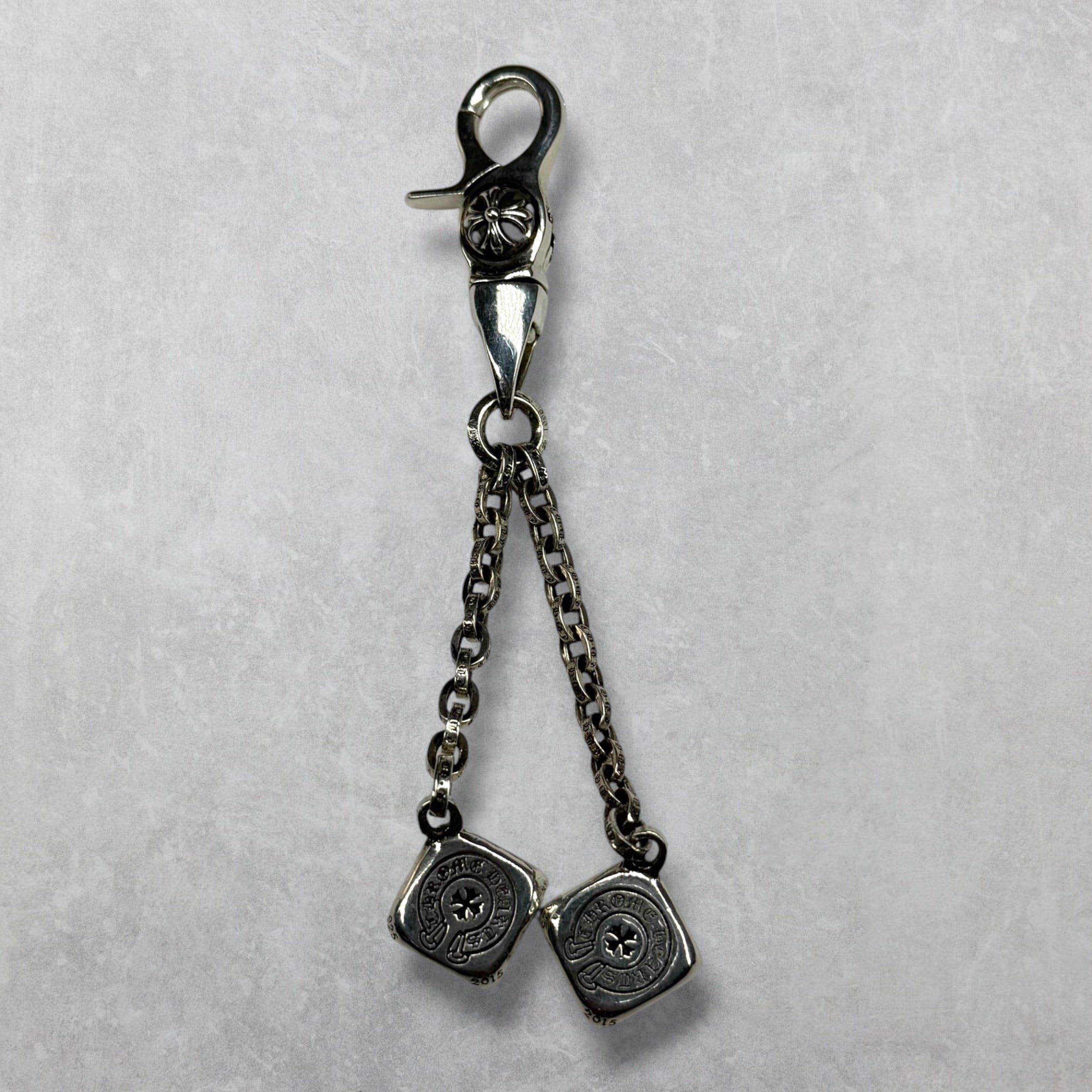 Chrome Hearts Chrome Hearts Fuzzy Dice Car Hanger | Grailed
