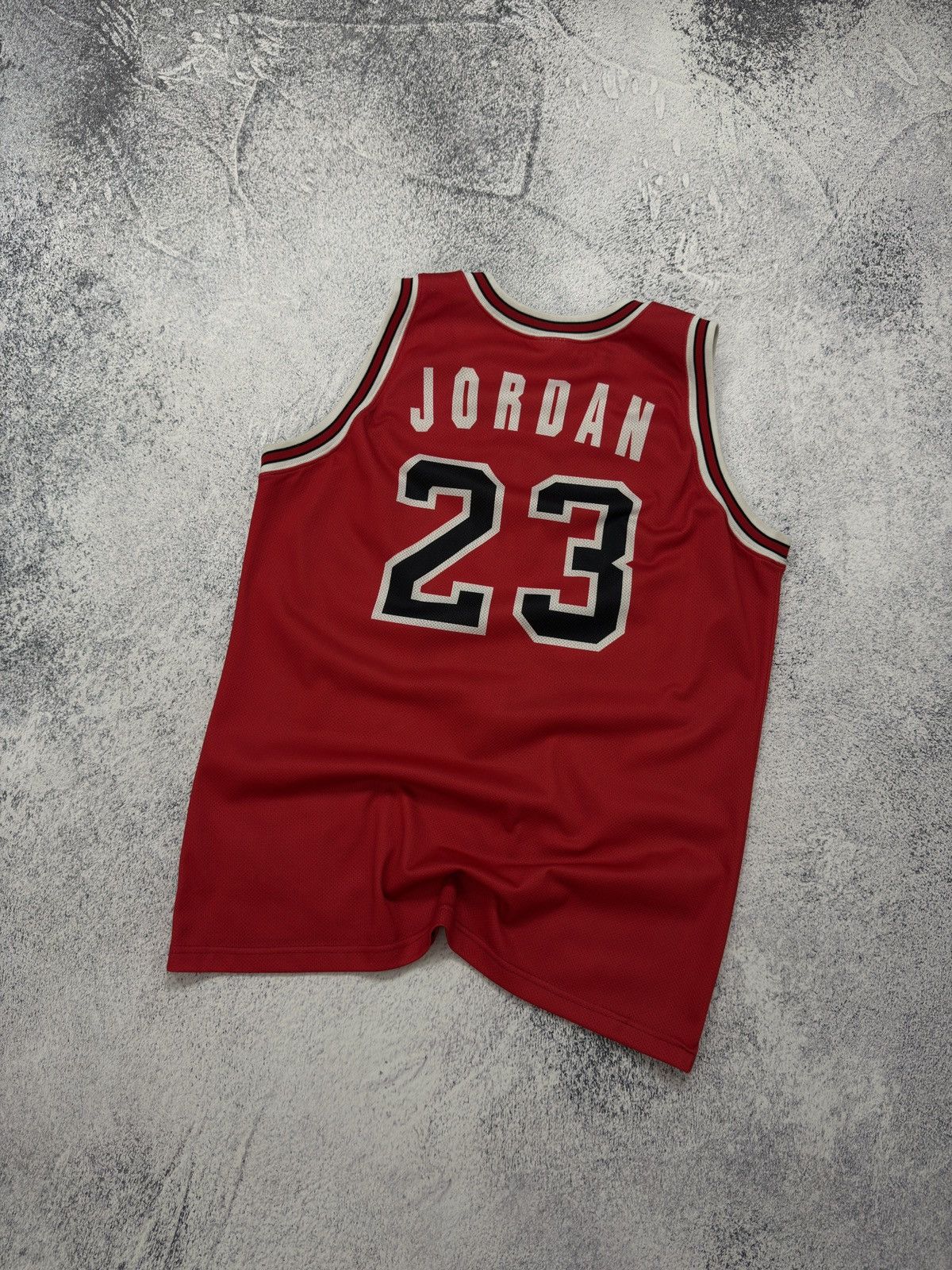 Champion × Vintage VINTAGE 90s CHAMPION JORDAN CHICAGO BULLS JERSEY TEE TSHIRT Size US XL / EU 56 / 4 - 10 Thumbnail