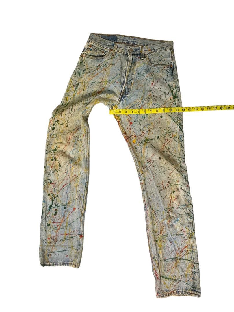 Levi's Vintage Clothing Vintage Levi’s 501 Painting Denim Size 29" - 12 Thumbnail