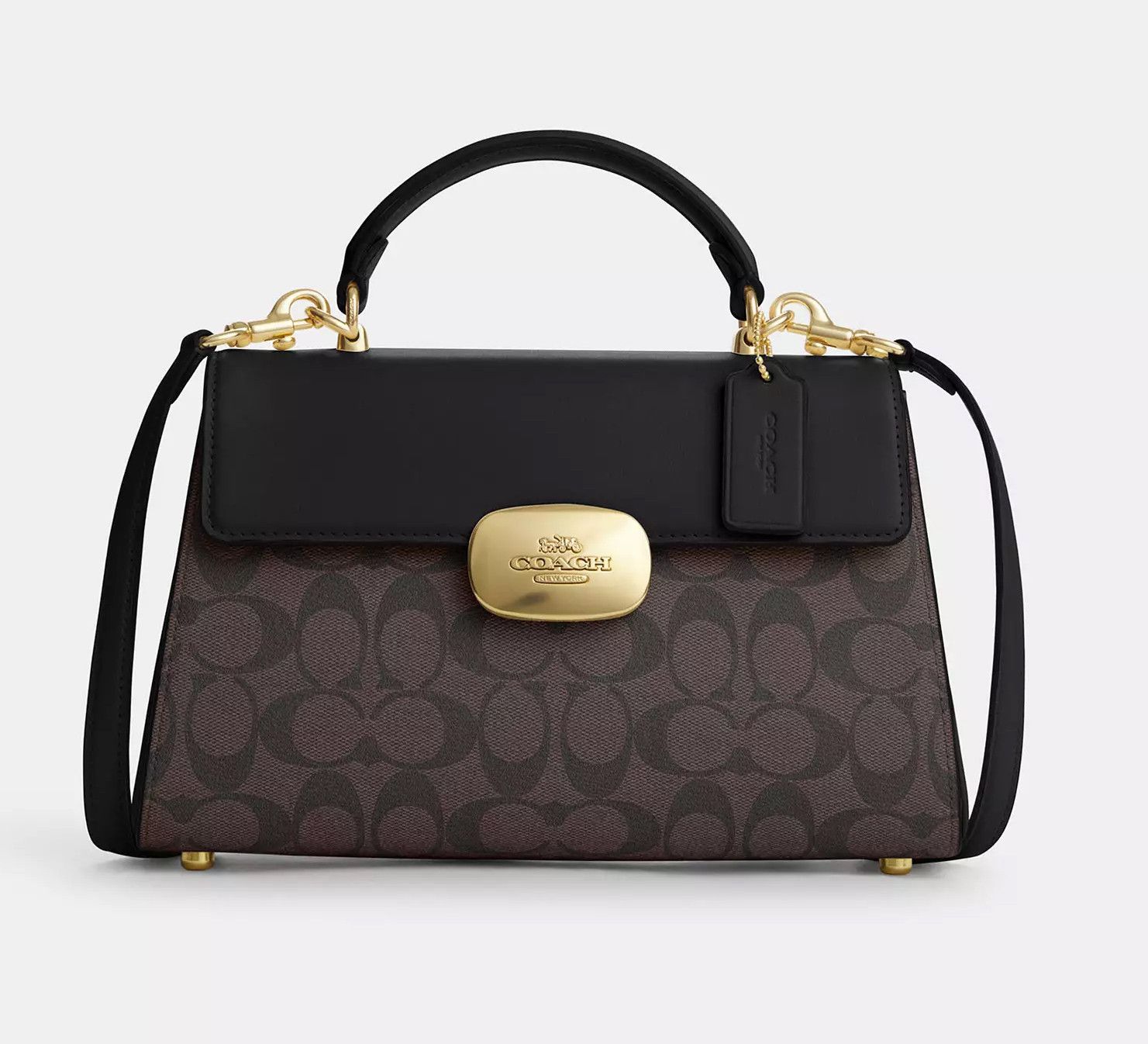 Coach Eliza Top Handle Bag In Signature Canvas CW012 Size ONE SIZE - 9 Thumbnail