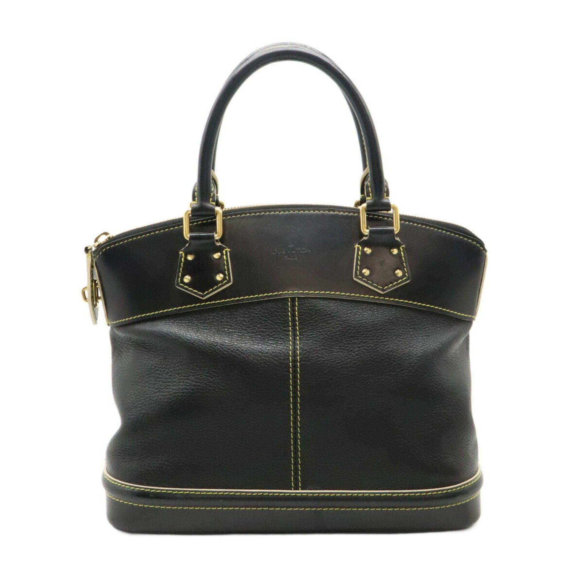 Louis Vuitton Suhali Lockit Pm Handbag Tote Bag Leather Noir Black M91888, Women's
