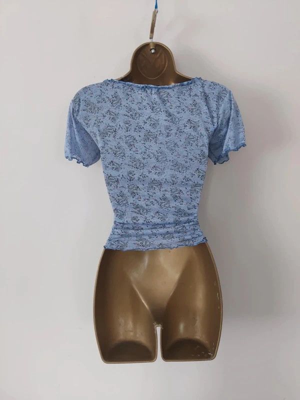 Vintage Vintage short sleeved top Size L / US 10 / IT 46 - 2 Thumbnail