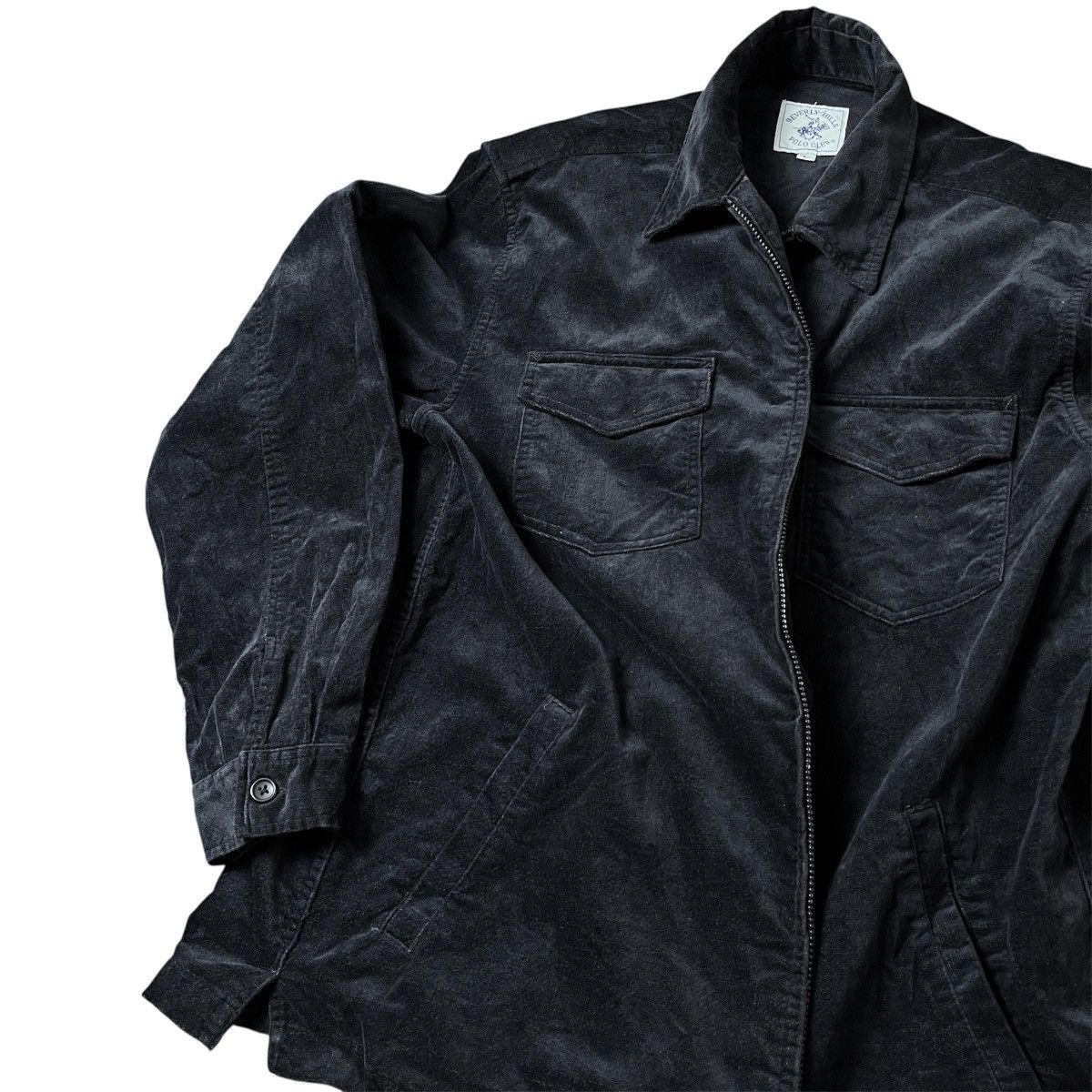 Beverly Hills Polo Club Beverly Hills Polo Club Suede Zip Jacket Size US L / EU 52-54 / 3 - 3 Thumbnail