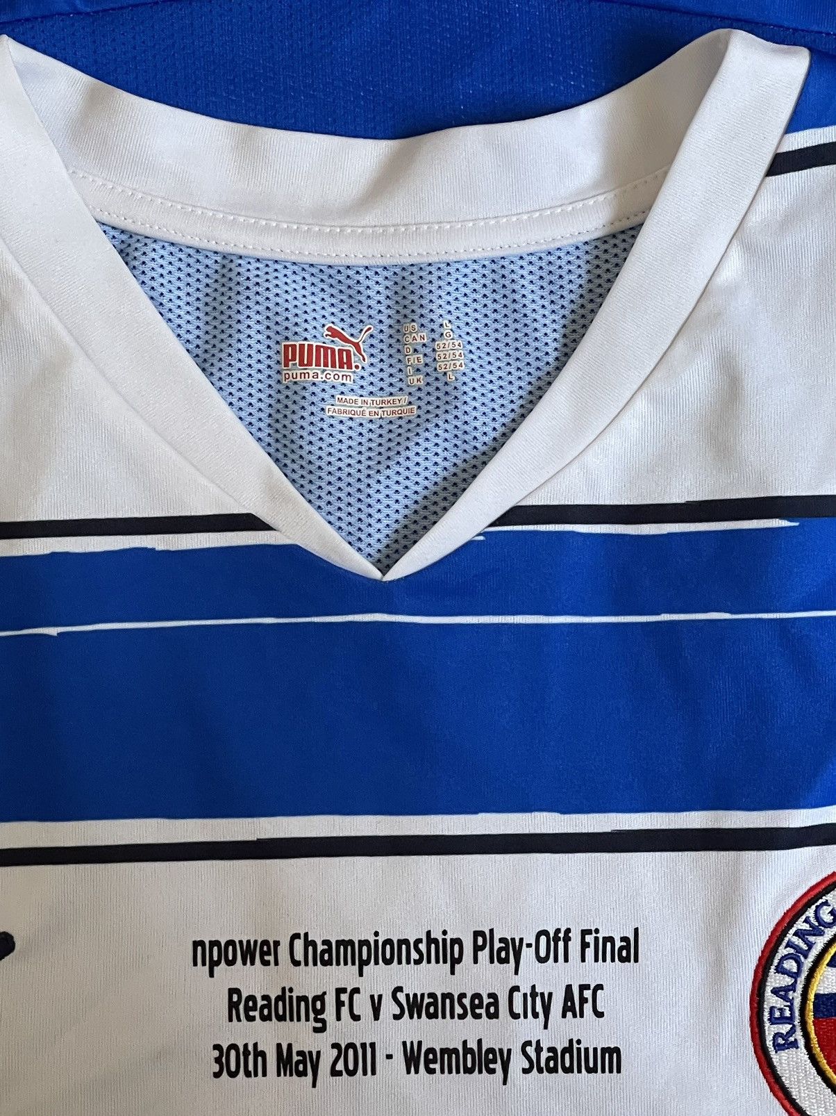 Puma × Vintage Vintage Puma Reading FC 2011 final gaming jersey rare Size US L / EU 52-54 / 3 - 8 Thumbnail
