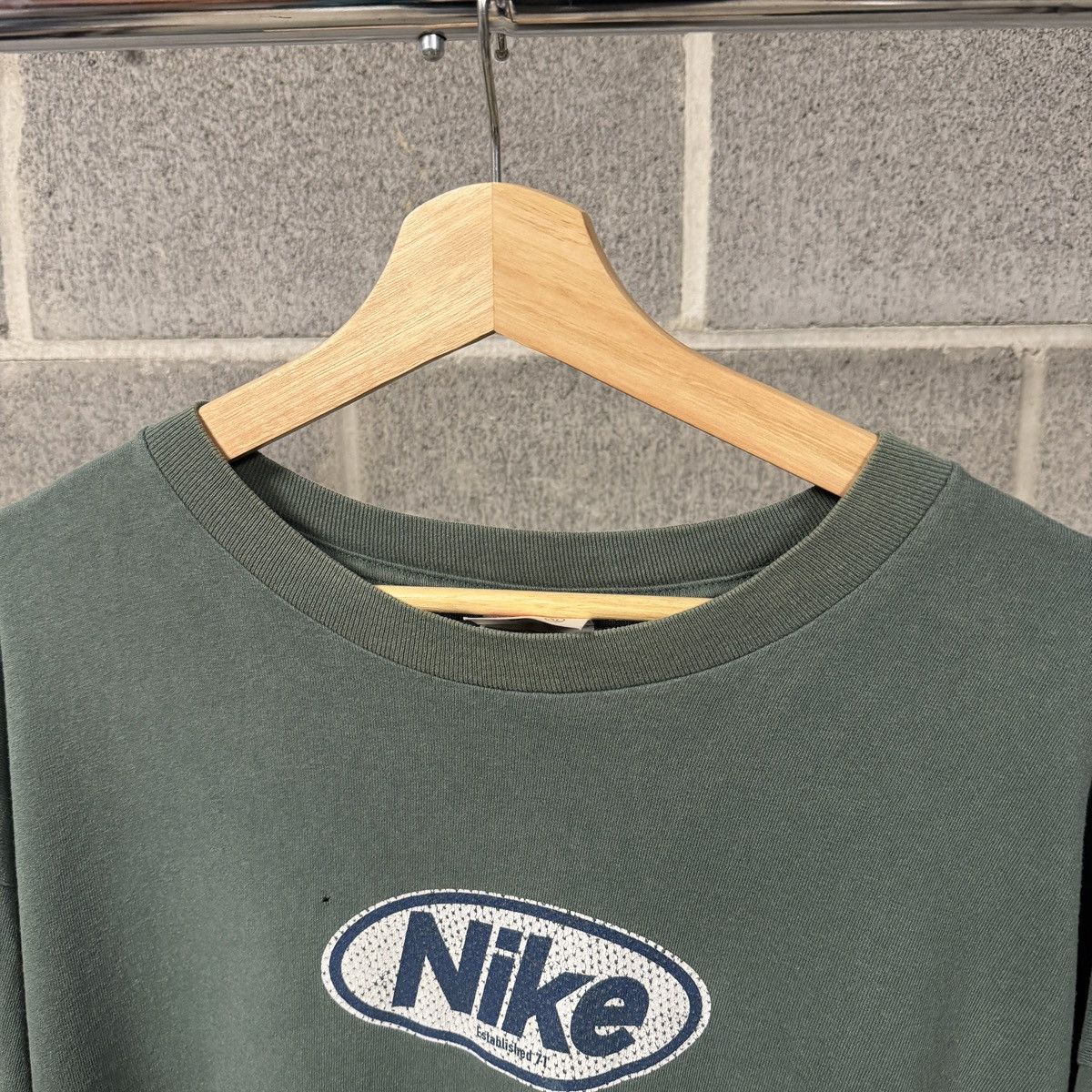 Vintage 90s Nike Thrashed Faded Distressed Shirt ERD Grunge Size US XL / EU 56 / 4 - 5 Thumbnail