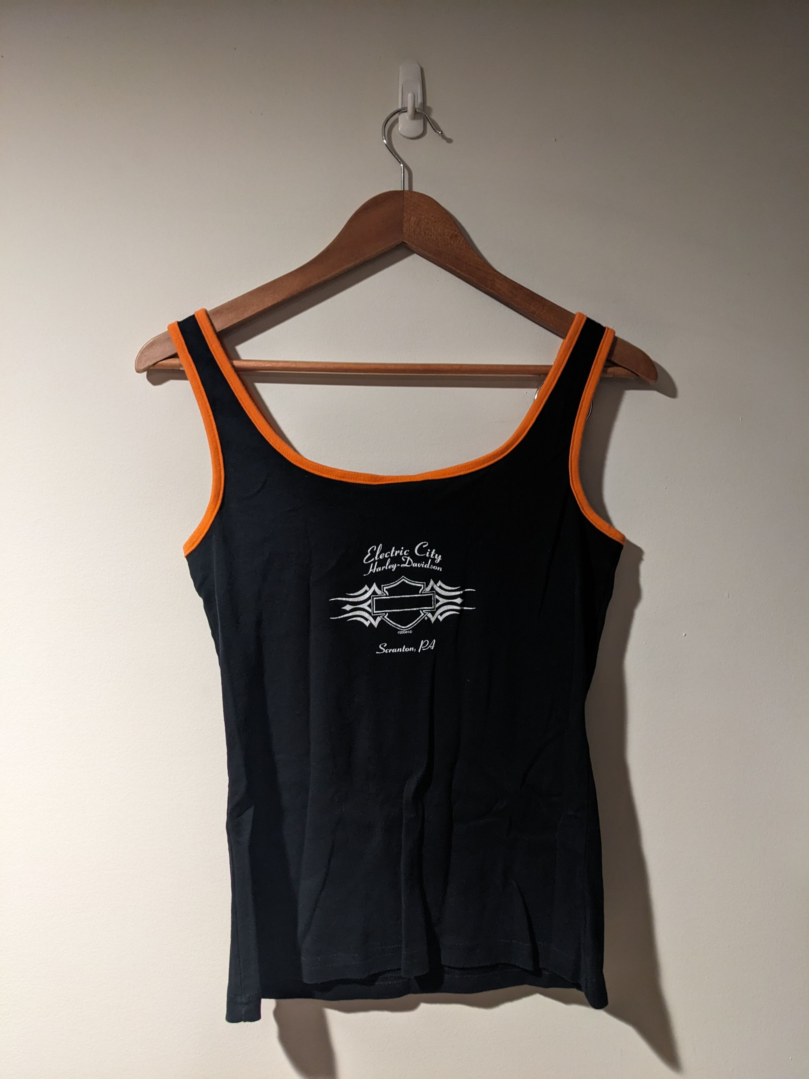 Harley Davidson × Vintage Vintage 2002 Harley Davidson Motorcycle Woman's Tank Top Size L / US 10 / IT 46 - 4 Thumbnail