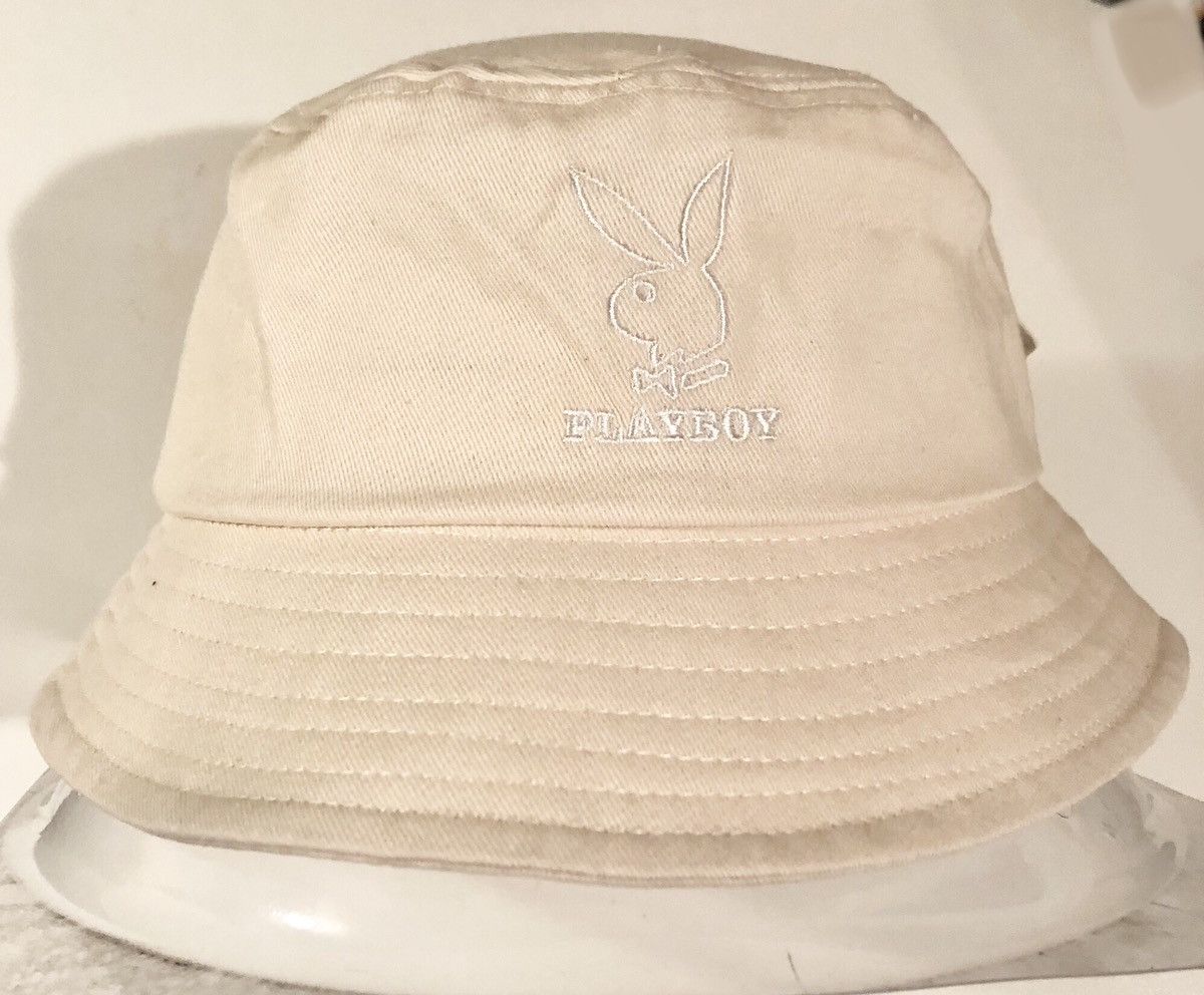 Playboy Playboy BucketHat Embroyed Logo BEIGE Onesize Size ONE SIZE - 1 Thumbnail