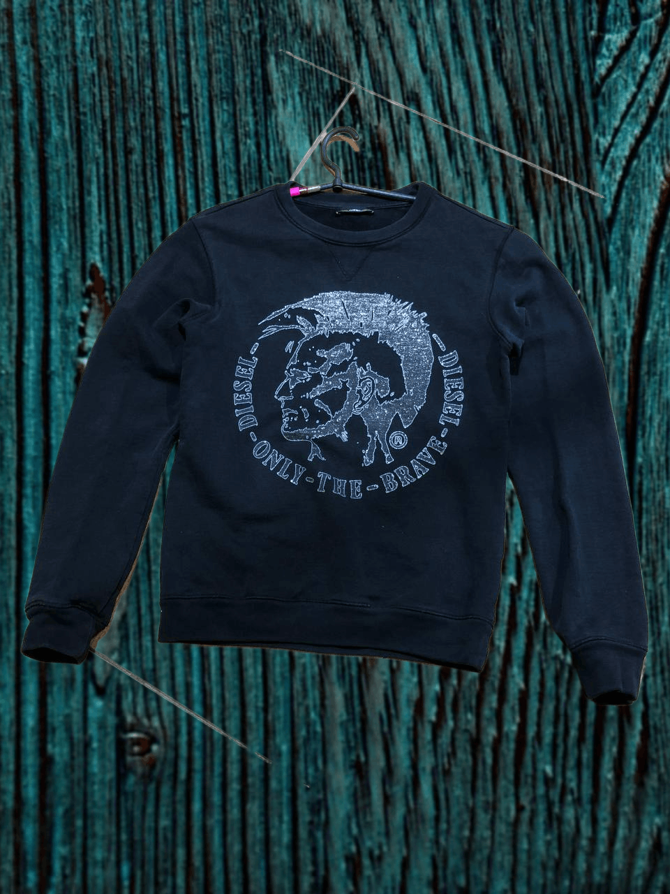 Diesel Vintage y2k Diesel Big Logo Crewneck Sweatshirt Size M / US 6-8 / IT 42-44 - 1 Thumbnail