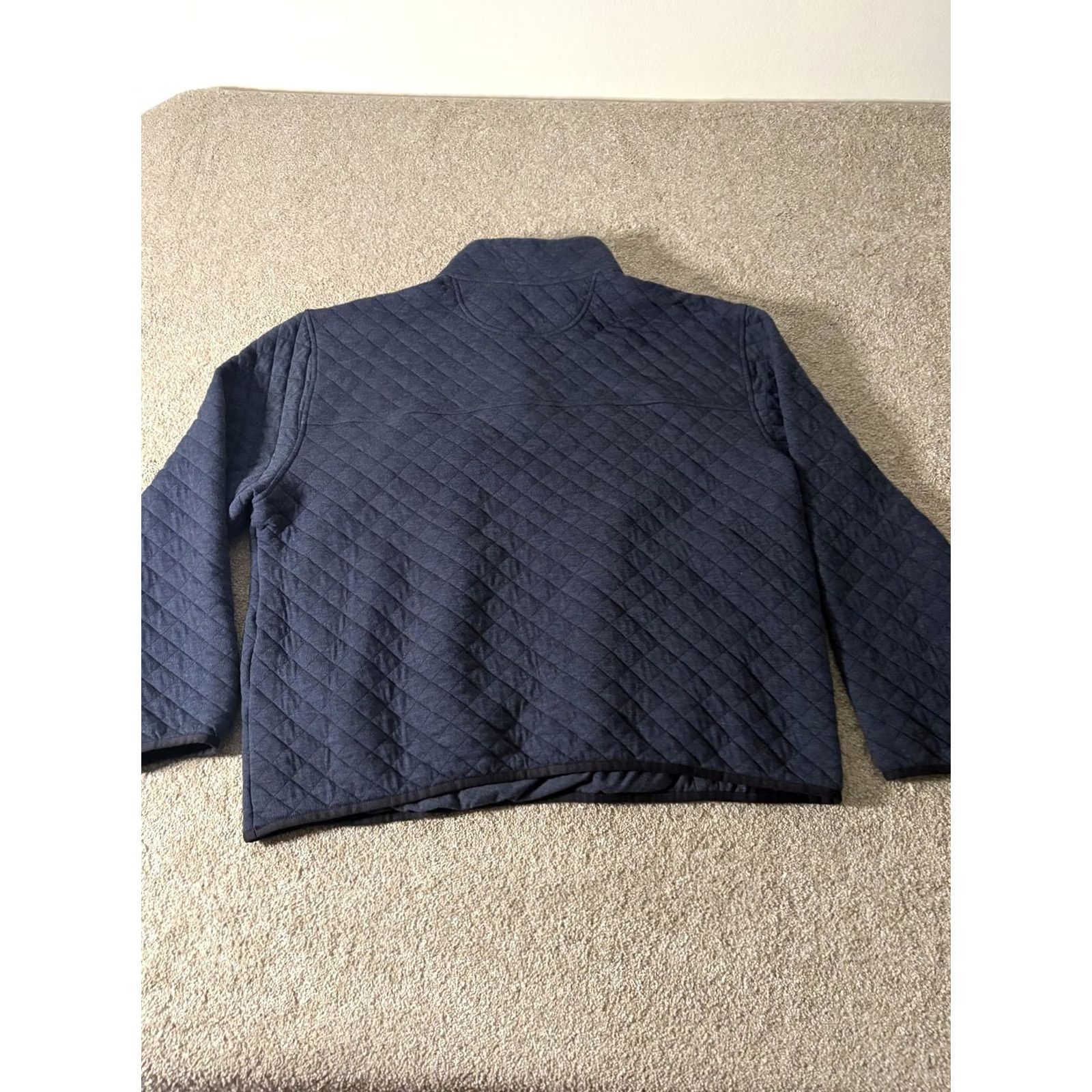 Vintage Ridgecut Toughwear Jacket Mens XL Blue Quilted Snap Puffer Workwear Outdoor Mid-Length Collared Pockets Casual Winter Size US XL / EU 56 / 4 - 8 Thumbnail