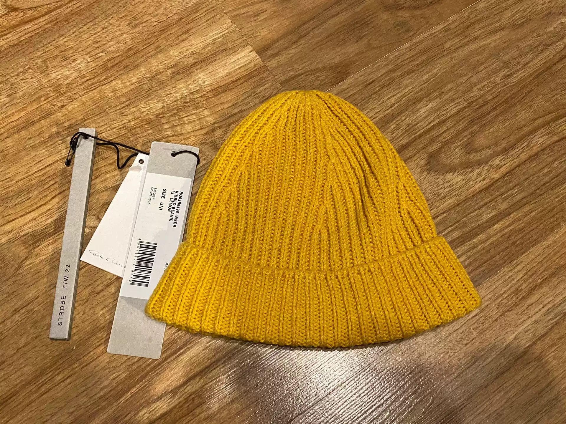 Rick Owens Rick Owens Show Cold Hat Hat Wool Knitting Size ONE SIZE - 1 Thumbnail
