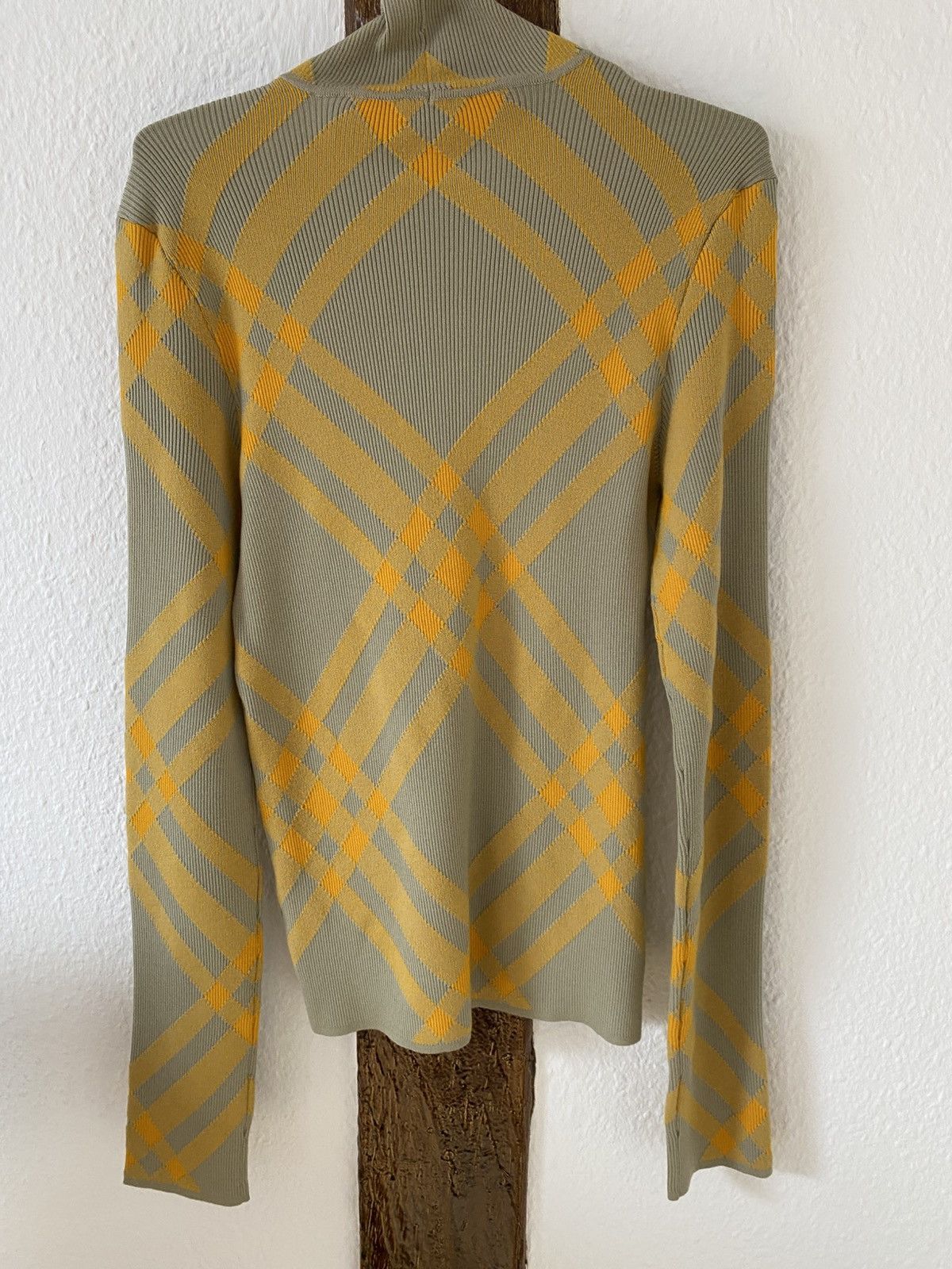Burberry Burberry Fine Knitted Sweatshirt With Check-Pattern Size US S / EU 44-46 / 1 - 2 Thumbnail