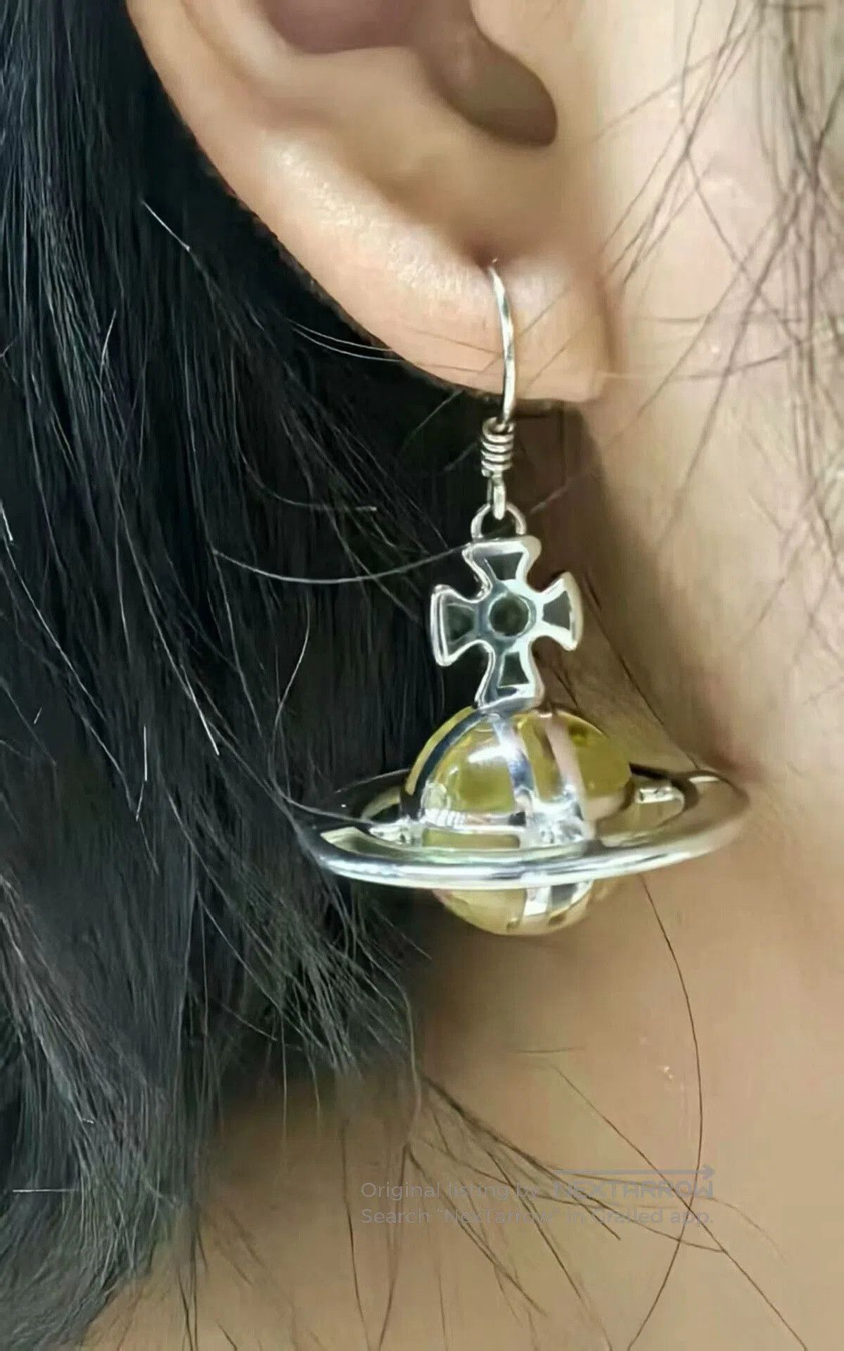 Vivienne Westwood Vivienne Westwood Saturn Earrings. Size ONE SIZE - 2 Thumbnail