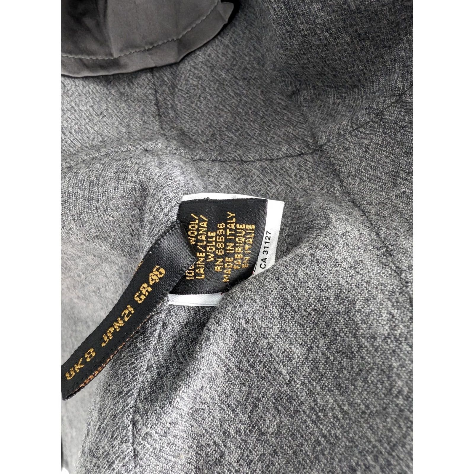 Donna Karan Donna Karan Collection Blazer Wool Open Jacket Gray Vintage Women Medium 6 Italy Blazer Coat Size M / US 6-8 / IT 42-44 - 5 Thumbnail
