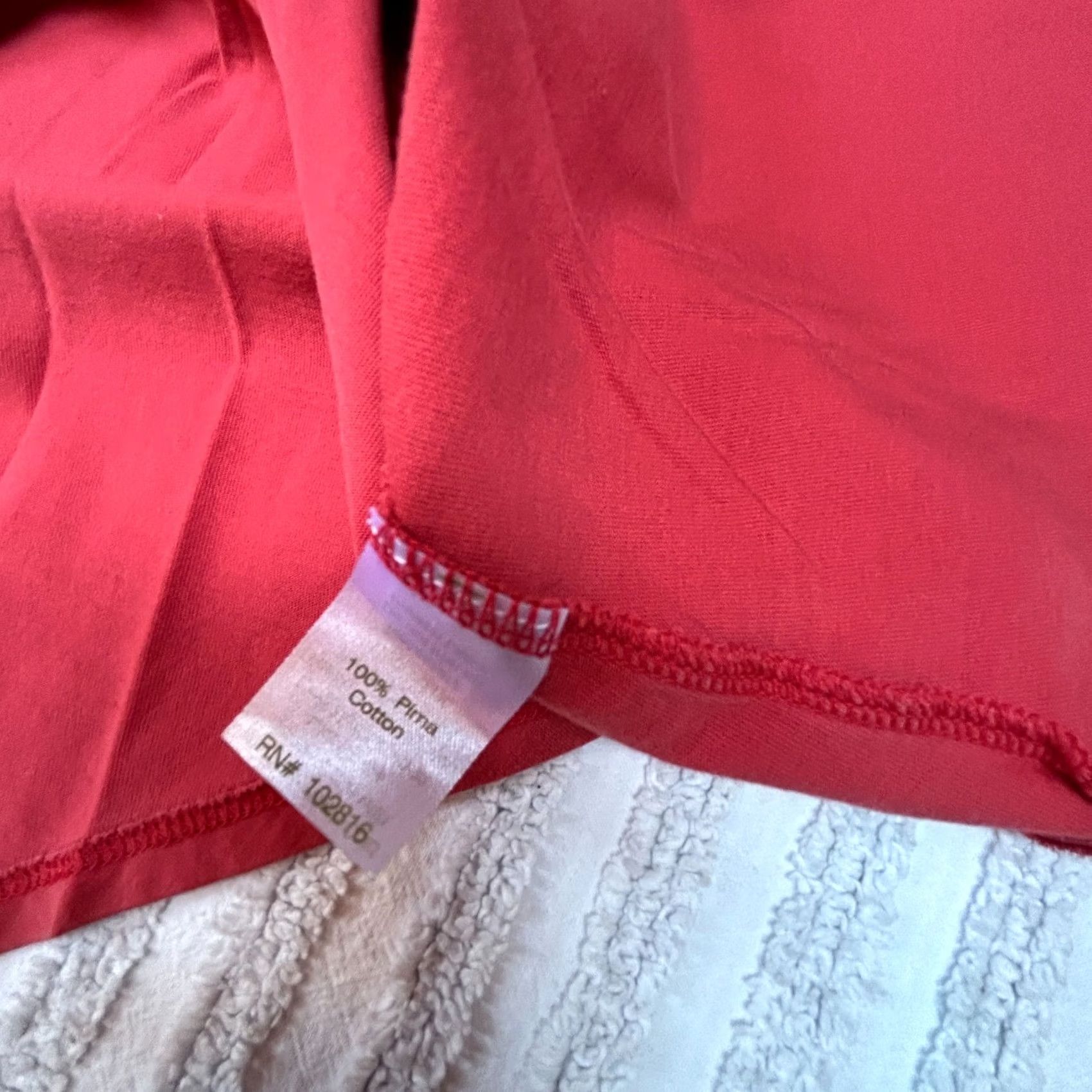Vintage Garnet Hill Scoop Neck Pima Cotton Asymmetrical Tank Top Red Size Medium Size M / US 6-8 / IT 42-44 - 4 Thumbnail