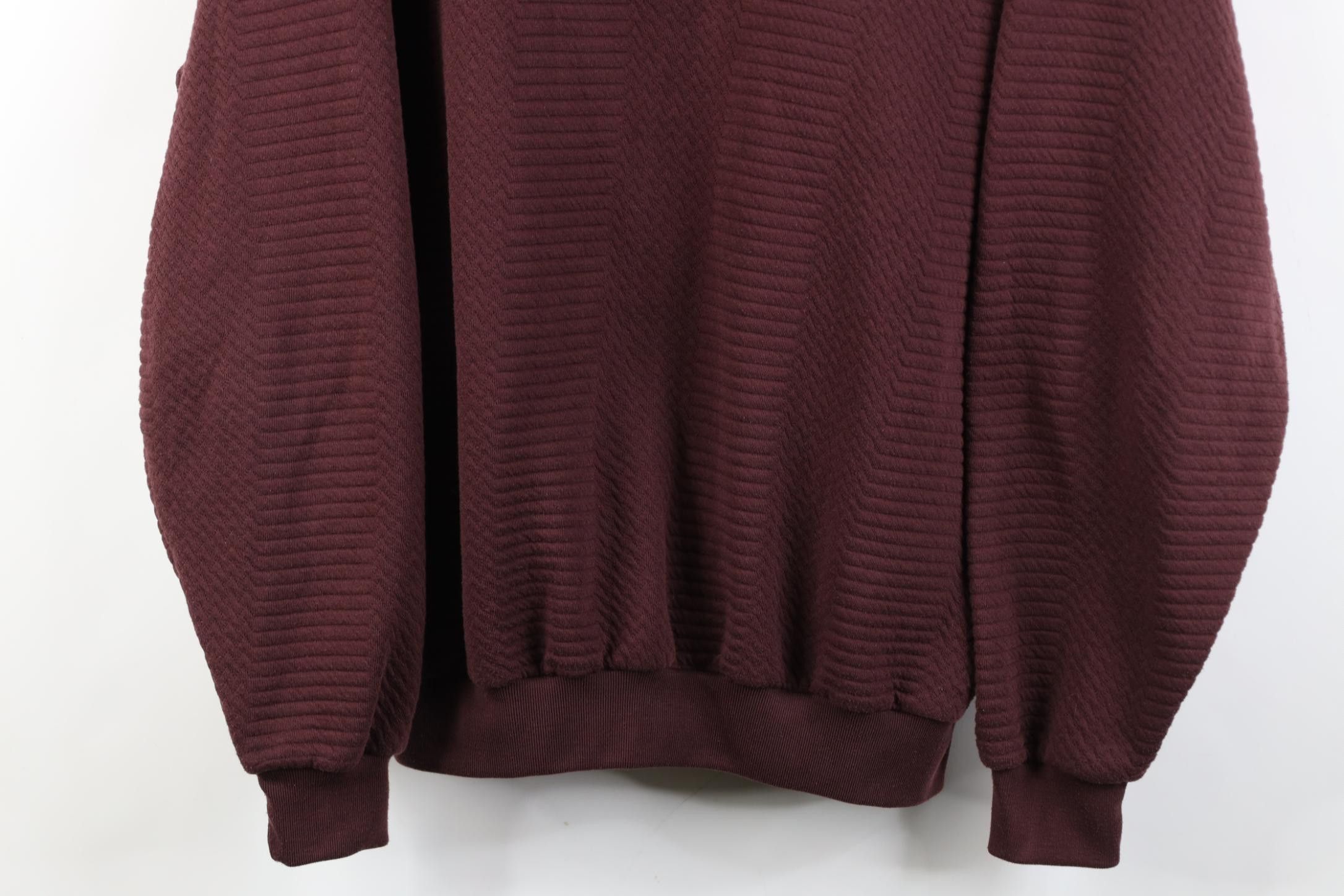 Vintage Vintage 90s Streetwear Textured Knit Pullover Polo Shirt Size US L / EU 52-54 / 3 - 3 Thumbnail