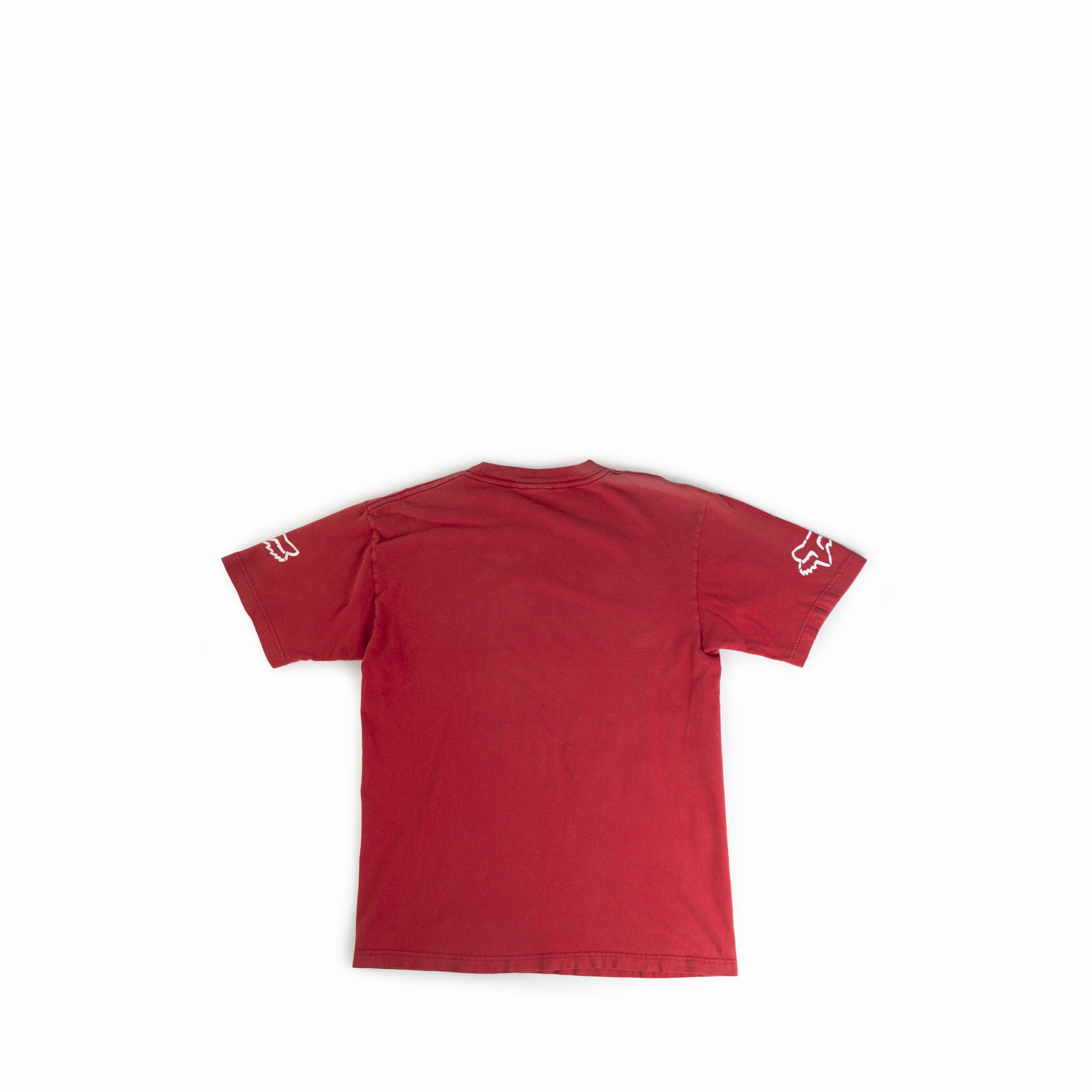 Fox Racing Vintage 2000's Fox Racing Sunfaded Tee Shirt Size US M / EU 48-50 / 2 - 2 Thumbnail