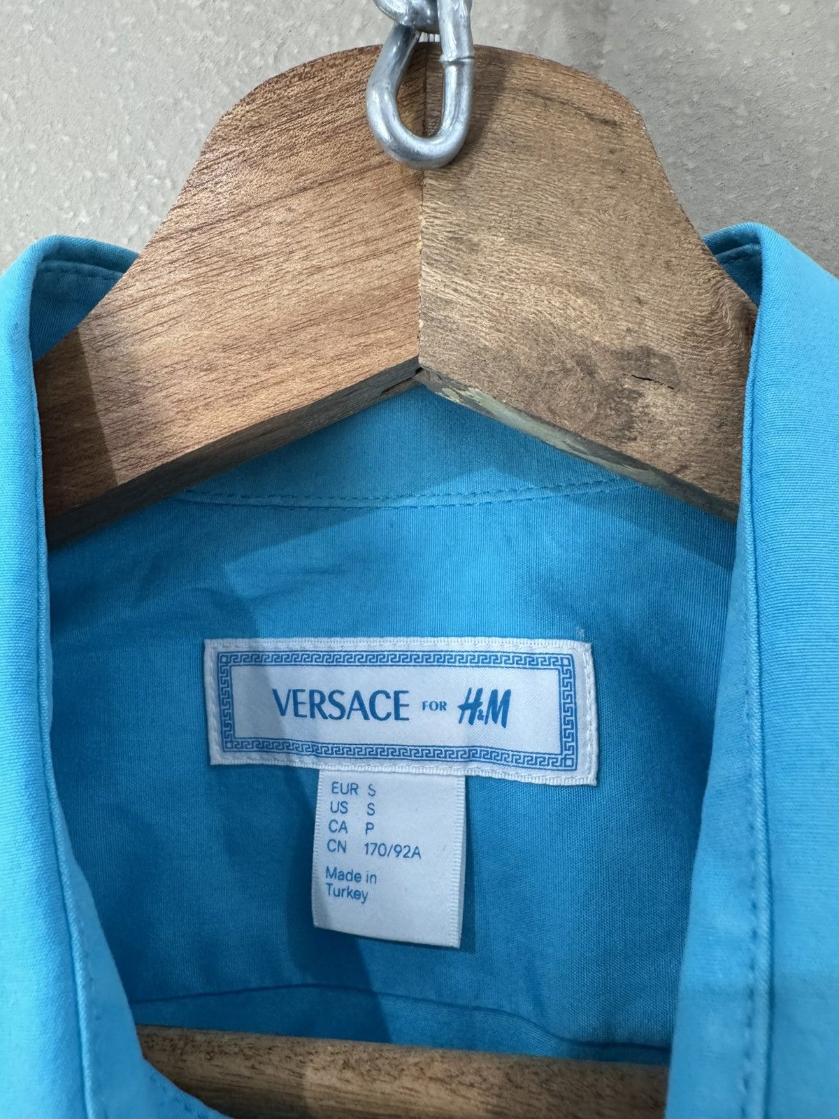 H&M × Versace Versace x H&M Shirt Button Light Blue Striped Shirt Size US S / EU 44-46 / 1 - 3 Thumbnail