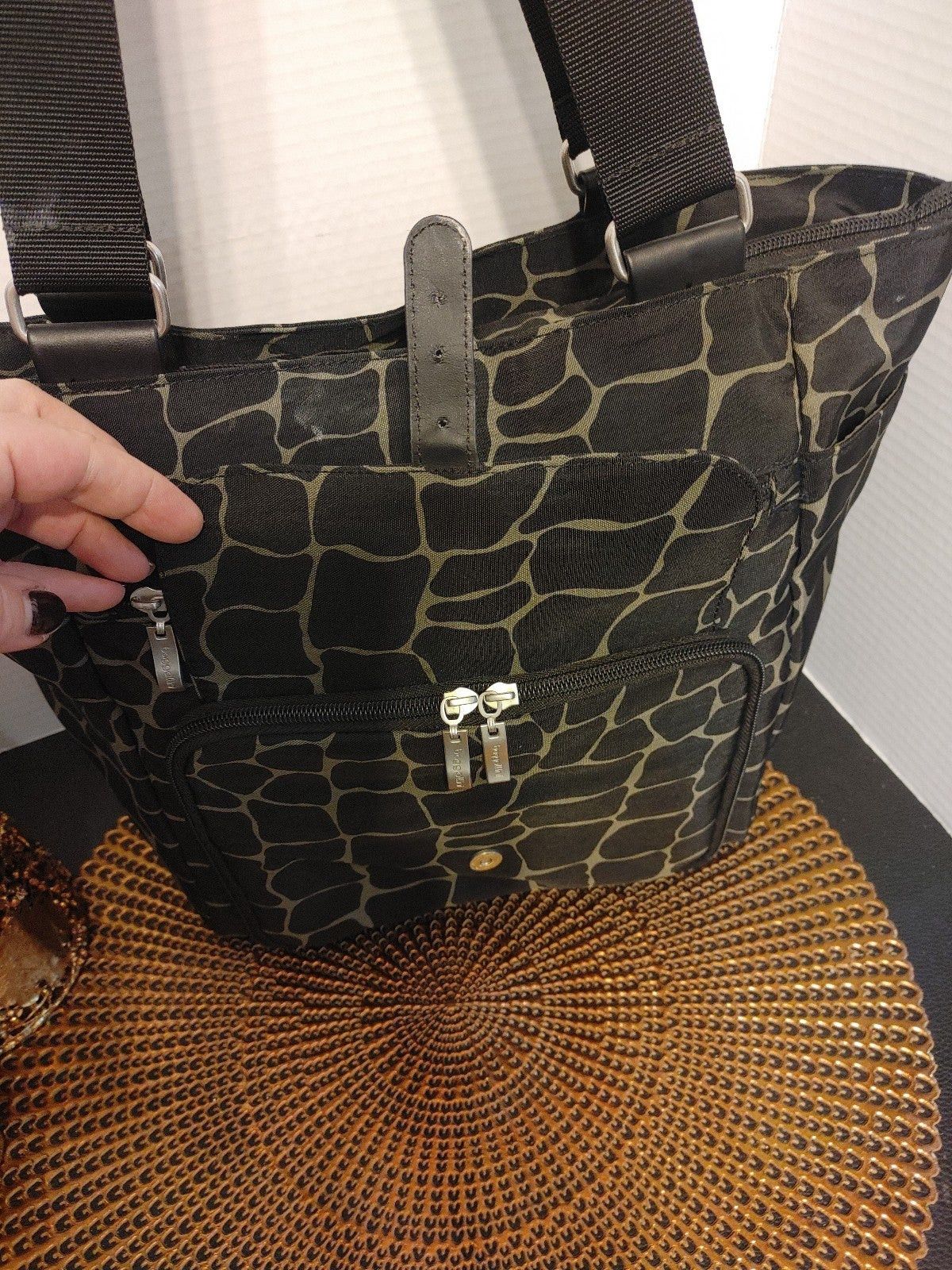 Other Baggallini Town Tote Crinkle Nylon Carry All Size ONE SIZE - 4 Thumbnail